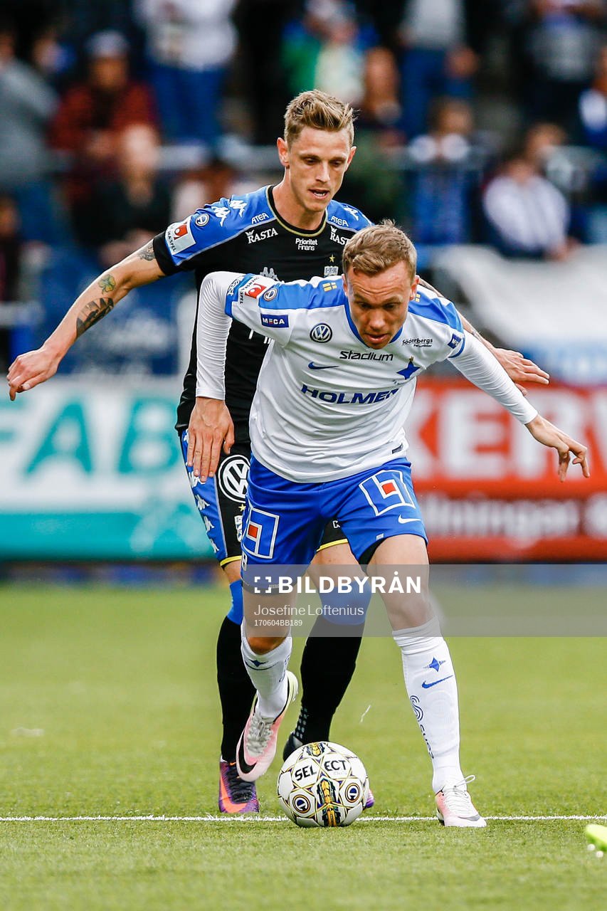 IFK Göteborgs Sören Rieks och Norrköpings Gudmundur