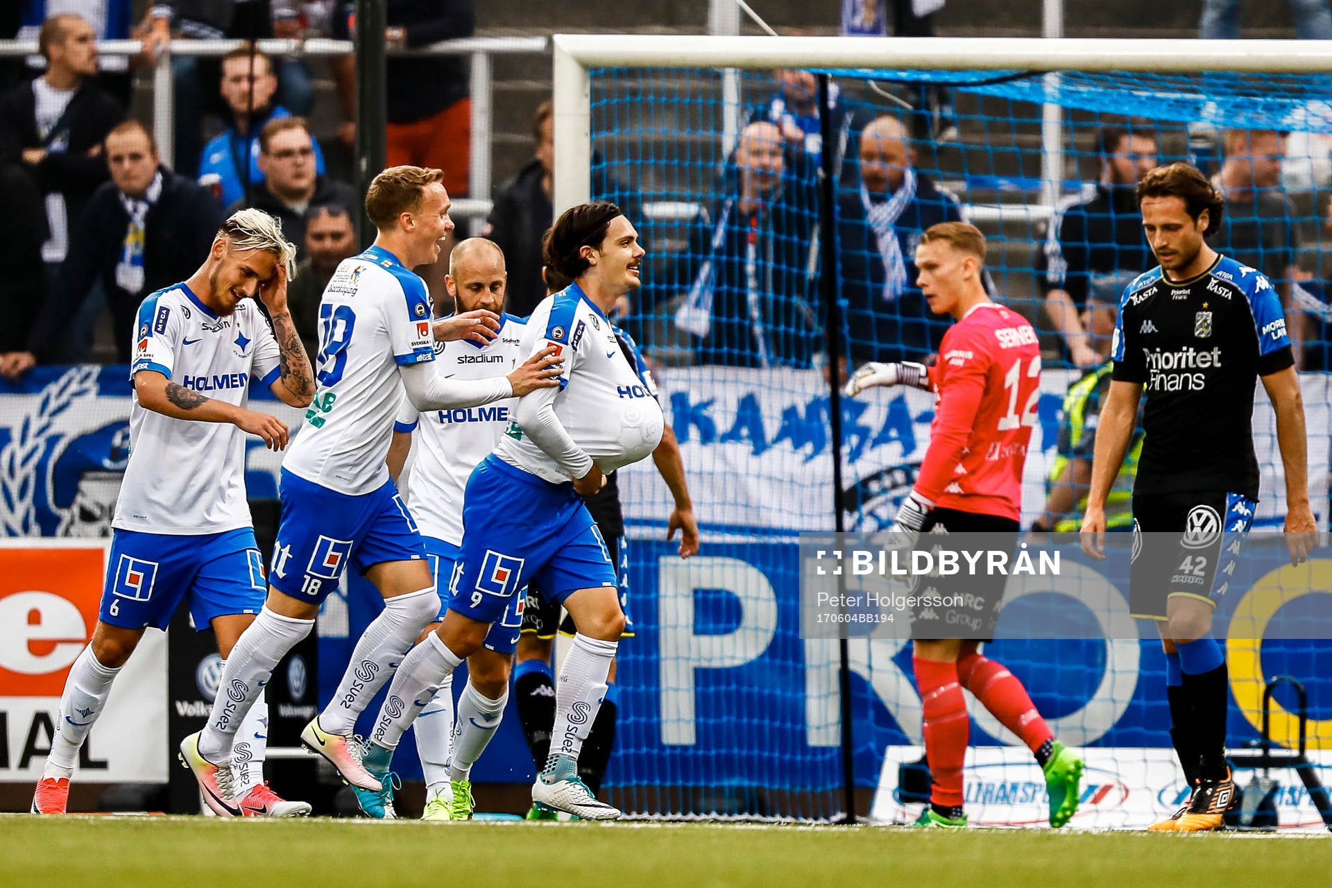Norrköpings David Moberg Karlsson  jublar