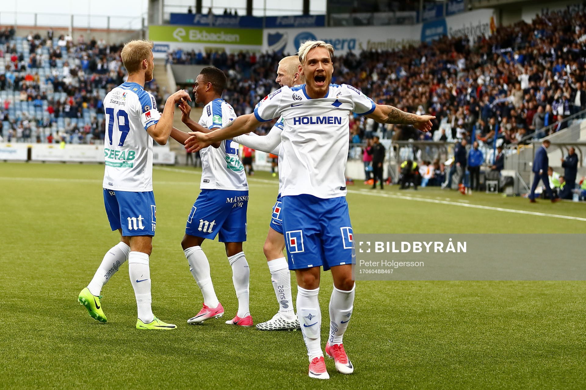 Norrköpings Sebastian Andersson, Linus Wahlqvist, Kalle