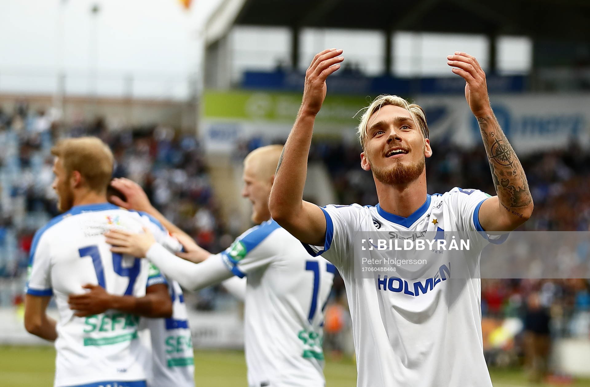 Norrköpings Sebastian Andersson, Linus Wahlqvist, Kalle
