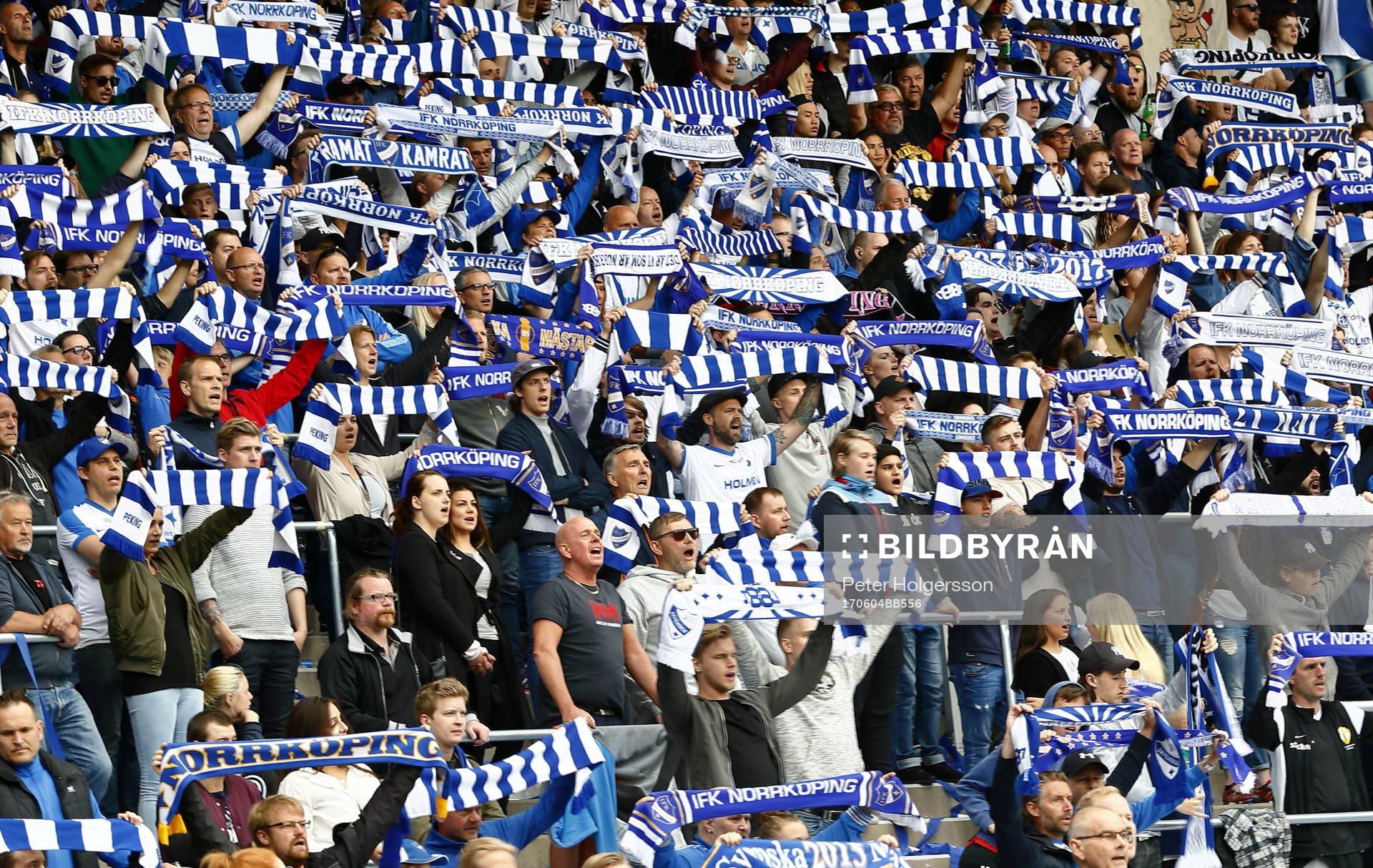 XXX under fotbollsmatchen i Allsvenskan mellan Norrköping