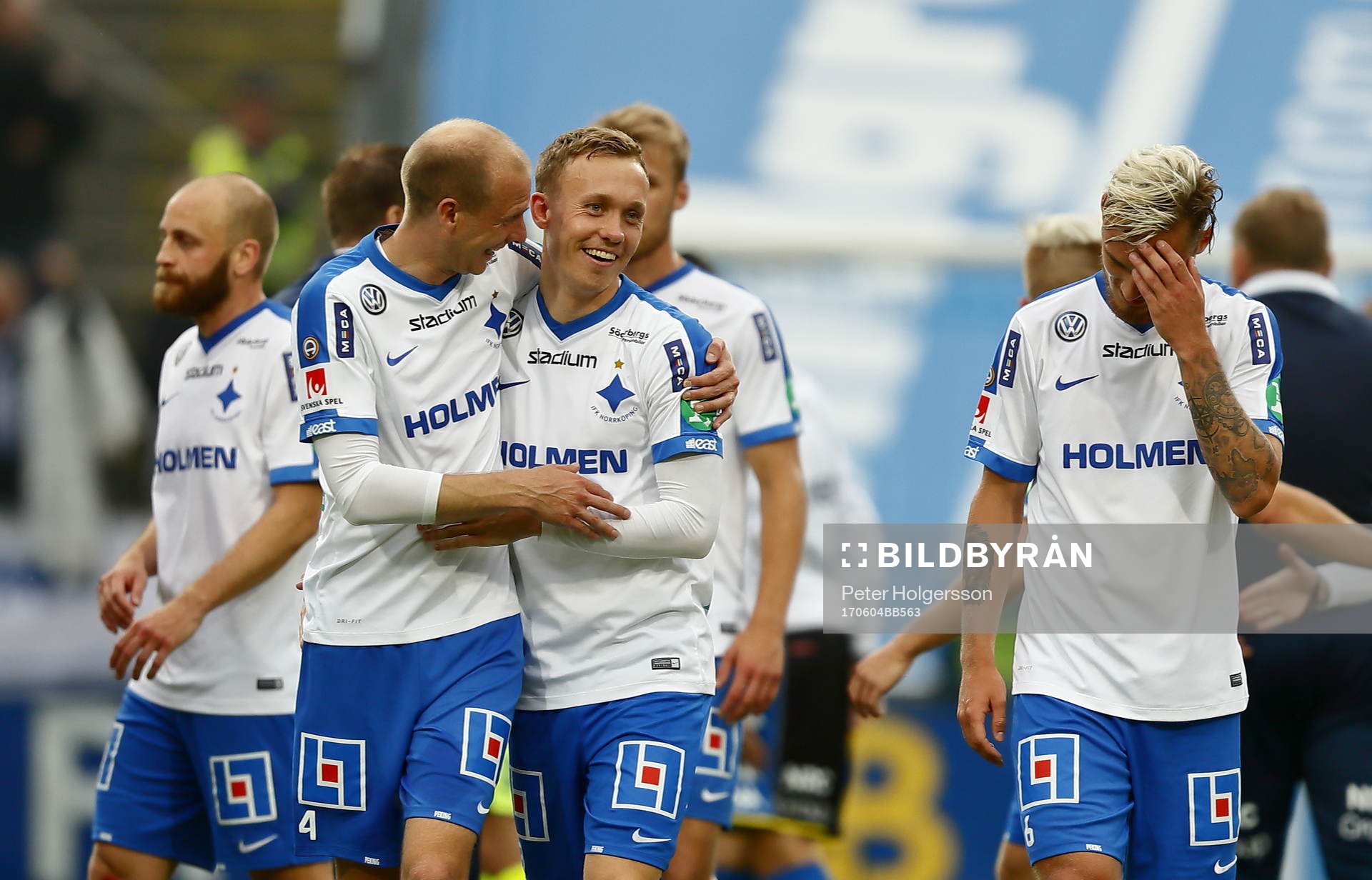 Norrköpings Andreas Johansson och Gudmundur Thórarinsson