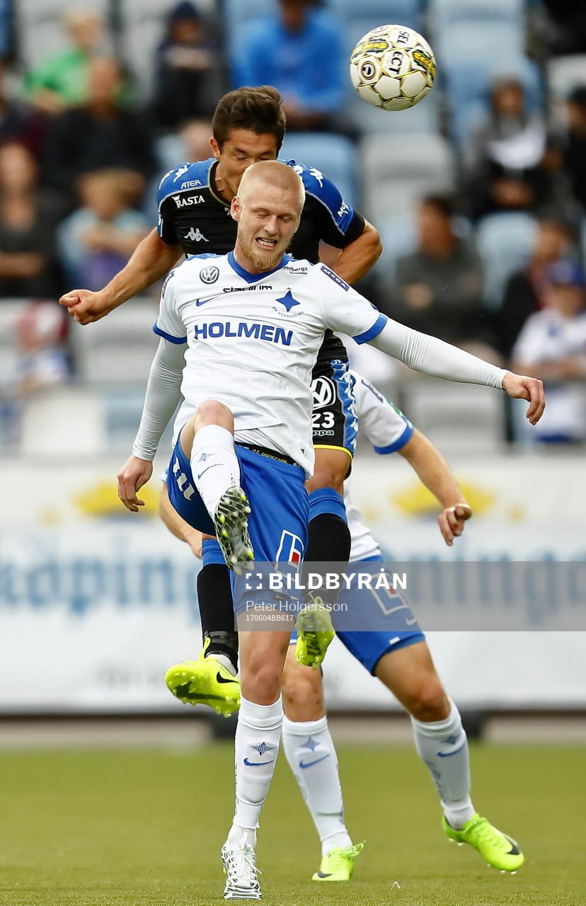 Norrköpings Kalle Holmberg och IFK Göteborgs David Boo