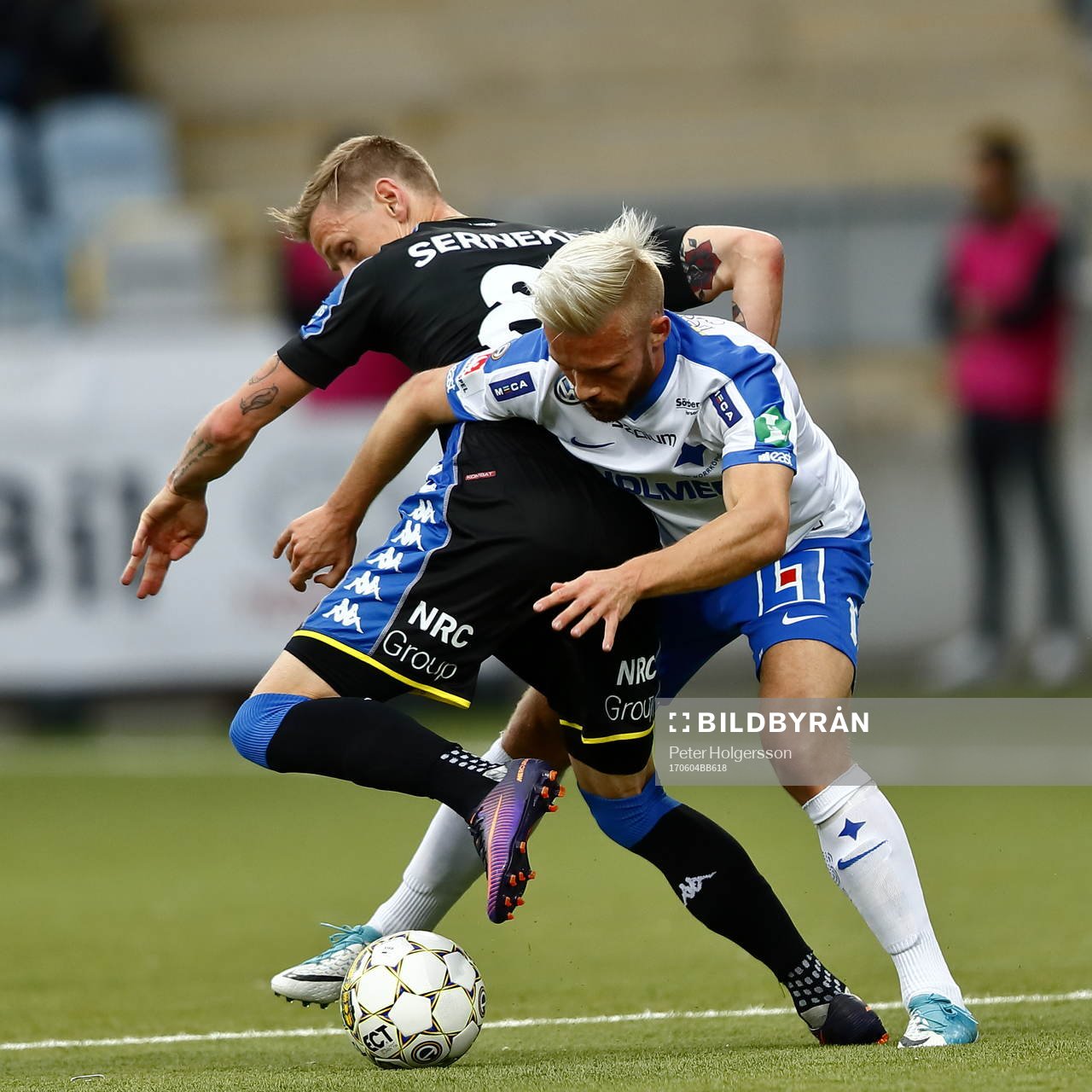 IFK Göteborgs Søren Rieks och Norrköpings Nicklas