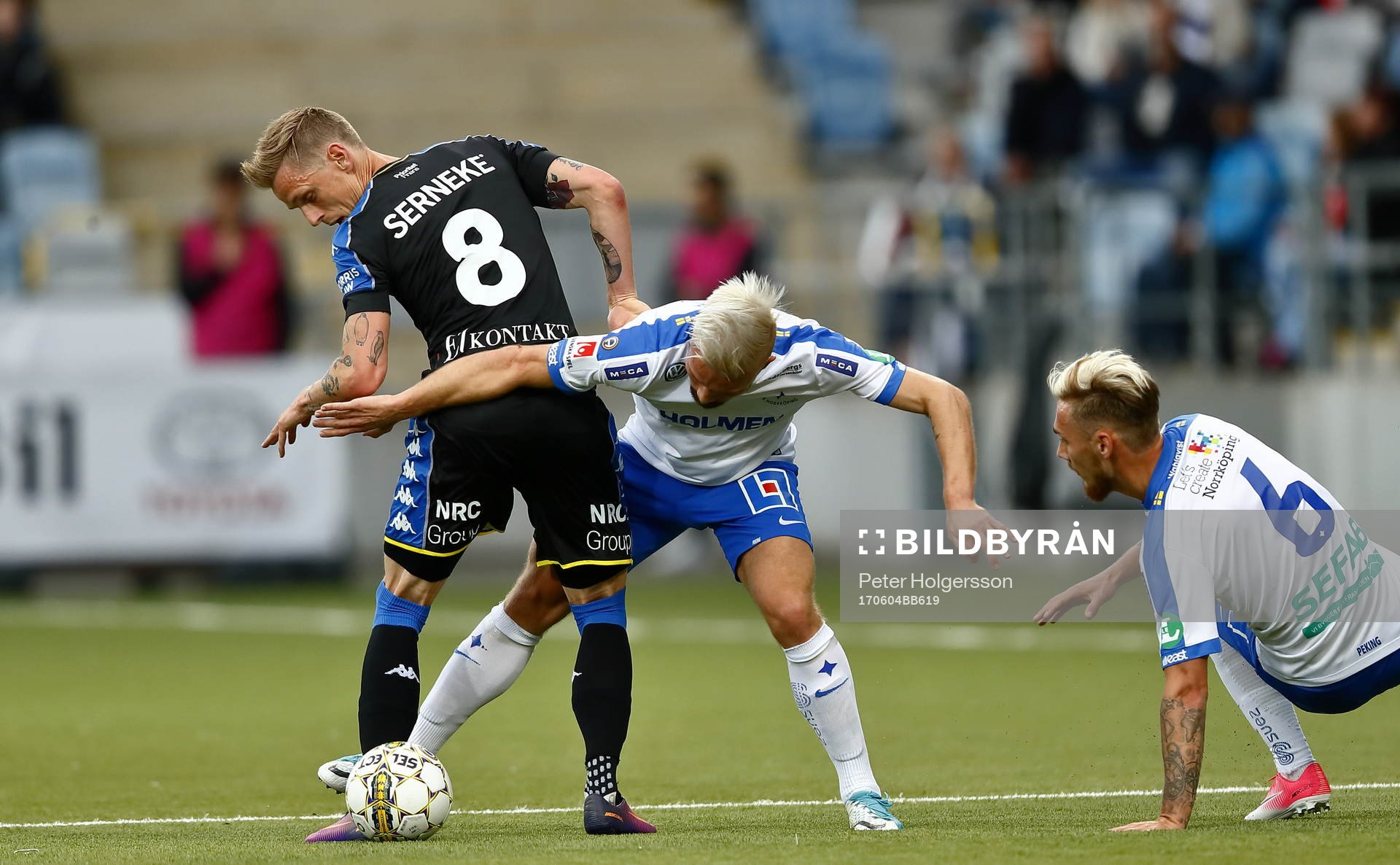 IFK Göteborgs Søren Rieks och Norrköpings Nicklas