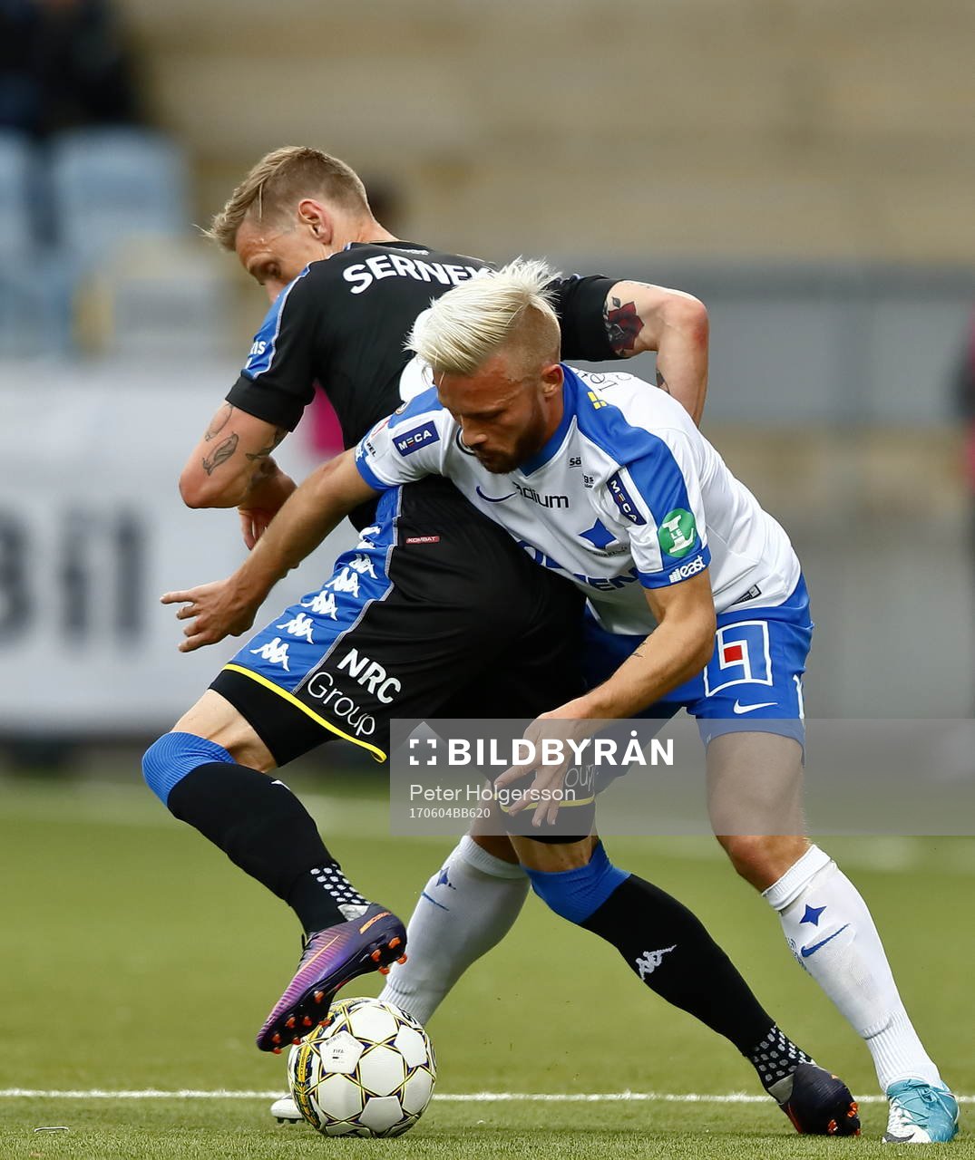 IFK Göteborgs Søren Rieks och Norrköpings Nicklas