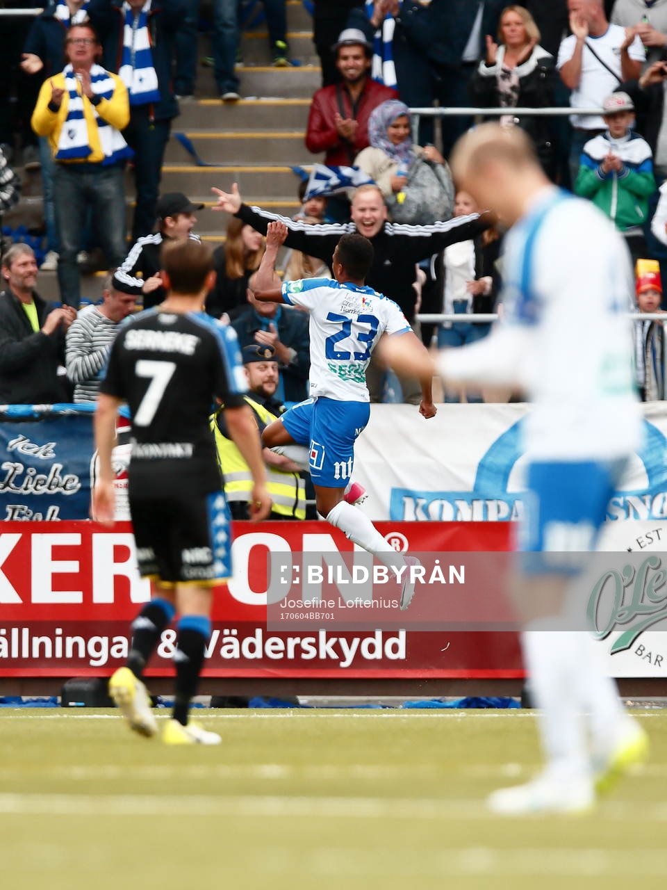 Norrköpings Niclas Eliasson jublar