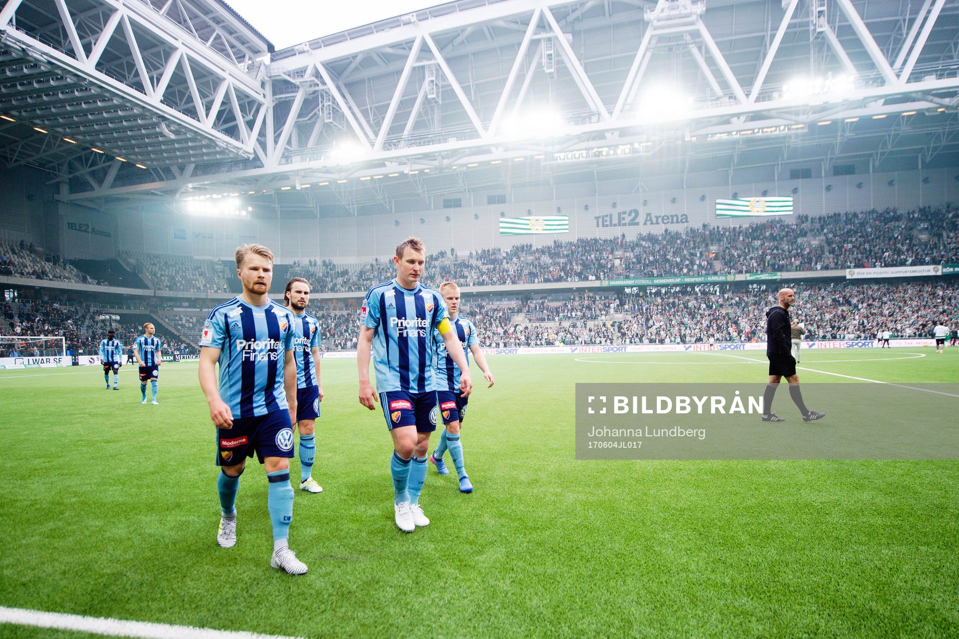 Djurgårdens Jacob Une Larsson, Kevin Walker, Kim