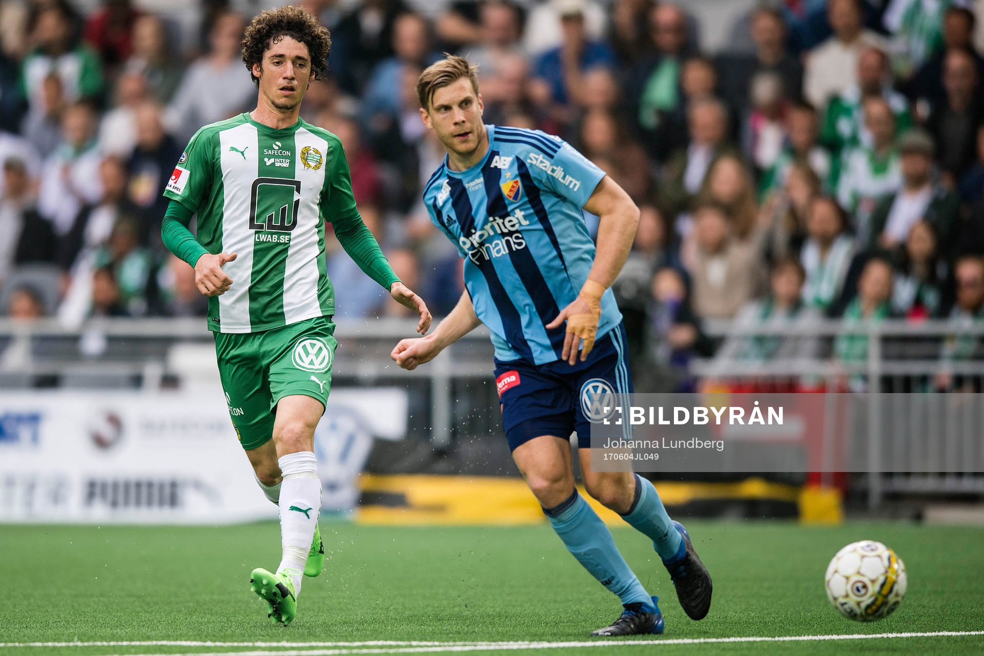 Hammarbys Romulo Cabral Pereira Pinto och Djurgårdens