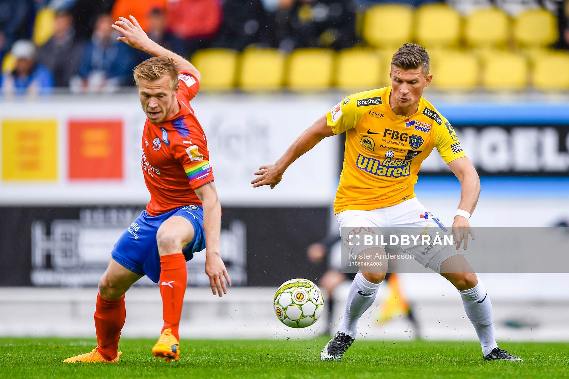 Helsingborgs Andreas Landgren och Falkenbergs Erik Pärsson