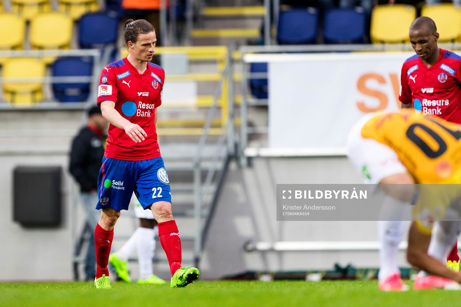 Helsingborgs Jesper Lange deppar