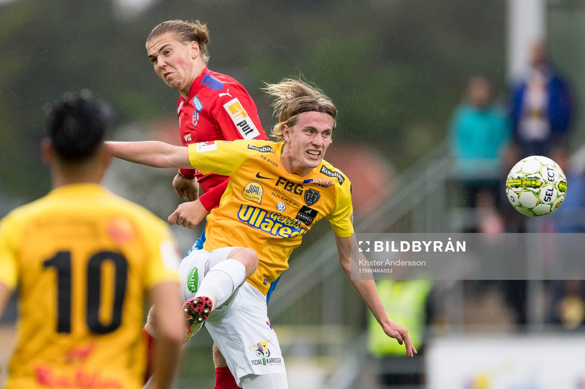 Helsingborgs Carl Johansson och Falkenbergs Viktor Götesson
