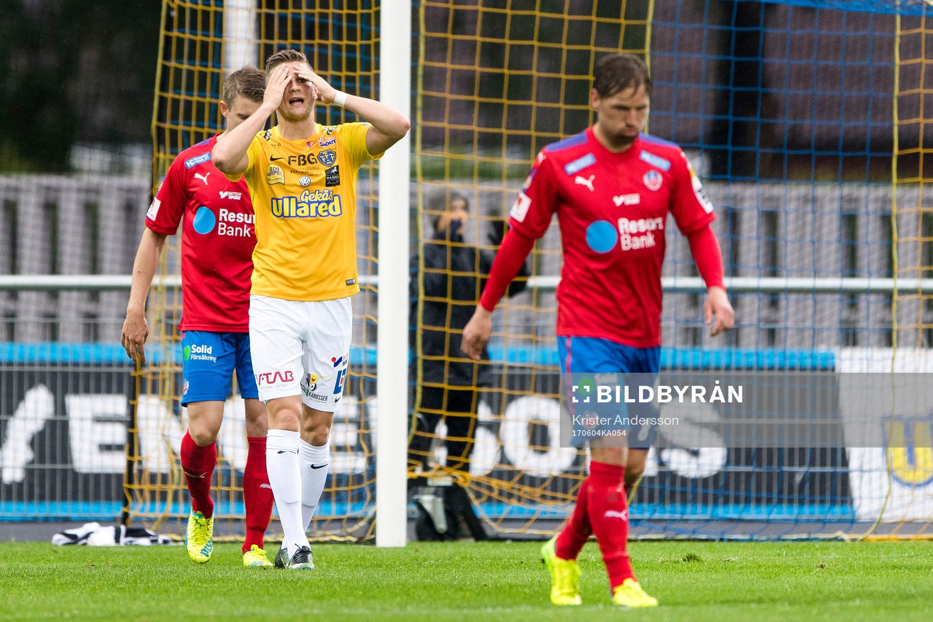 Falkenbergs Erik Pärsson deppar