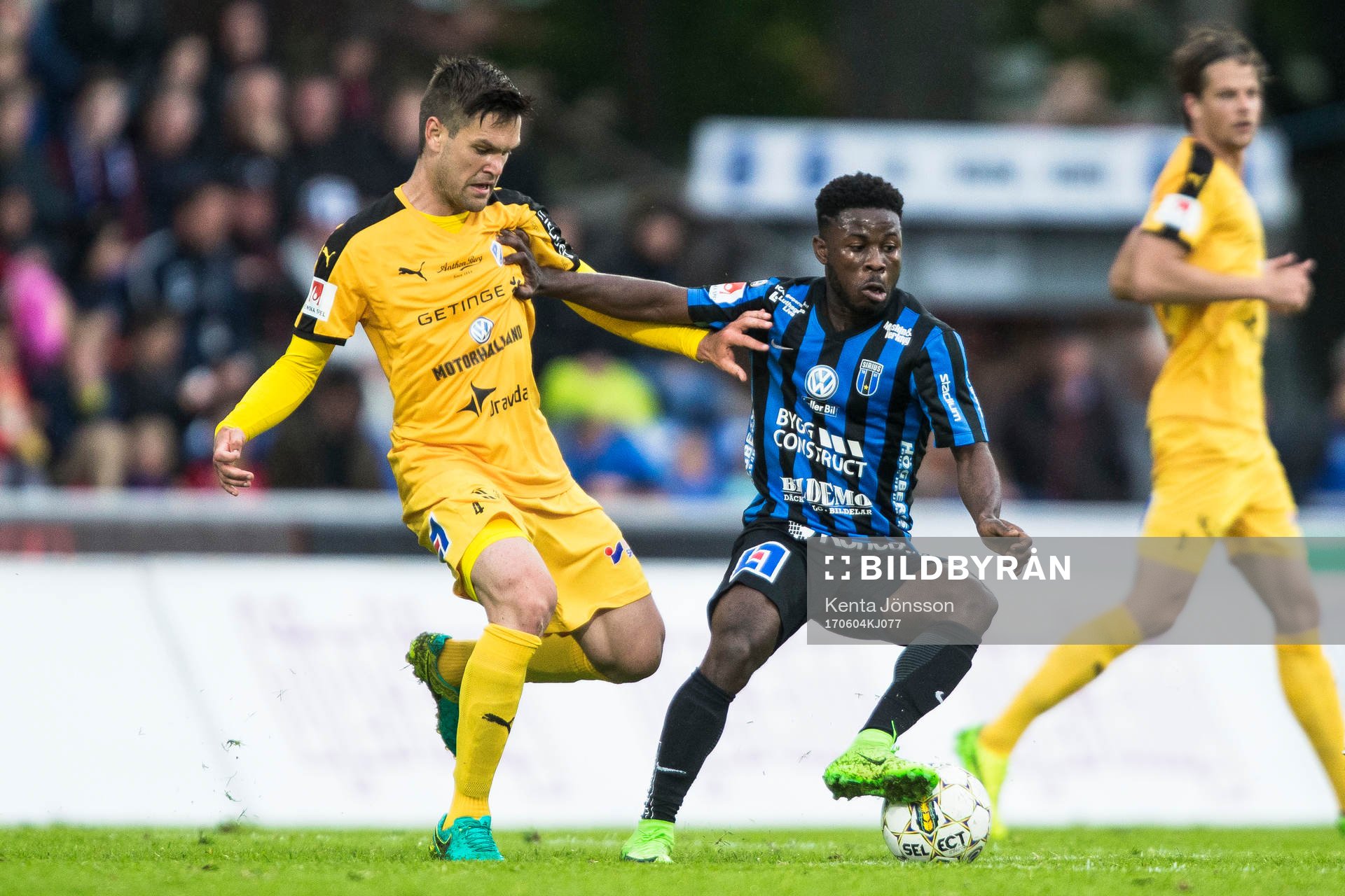 Halmstads Ivo Pekalski och Sirius Kingsley Kofi Sarfo