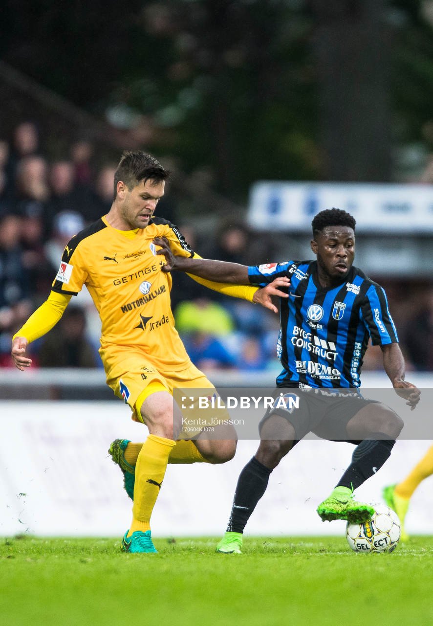Halmstads Ivo Pekalski och Sirius Kingsley Kofi Sarfo