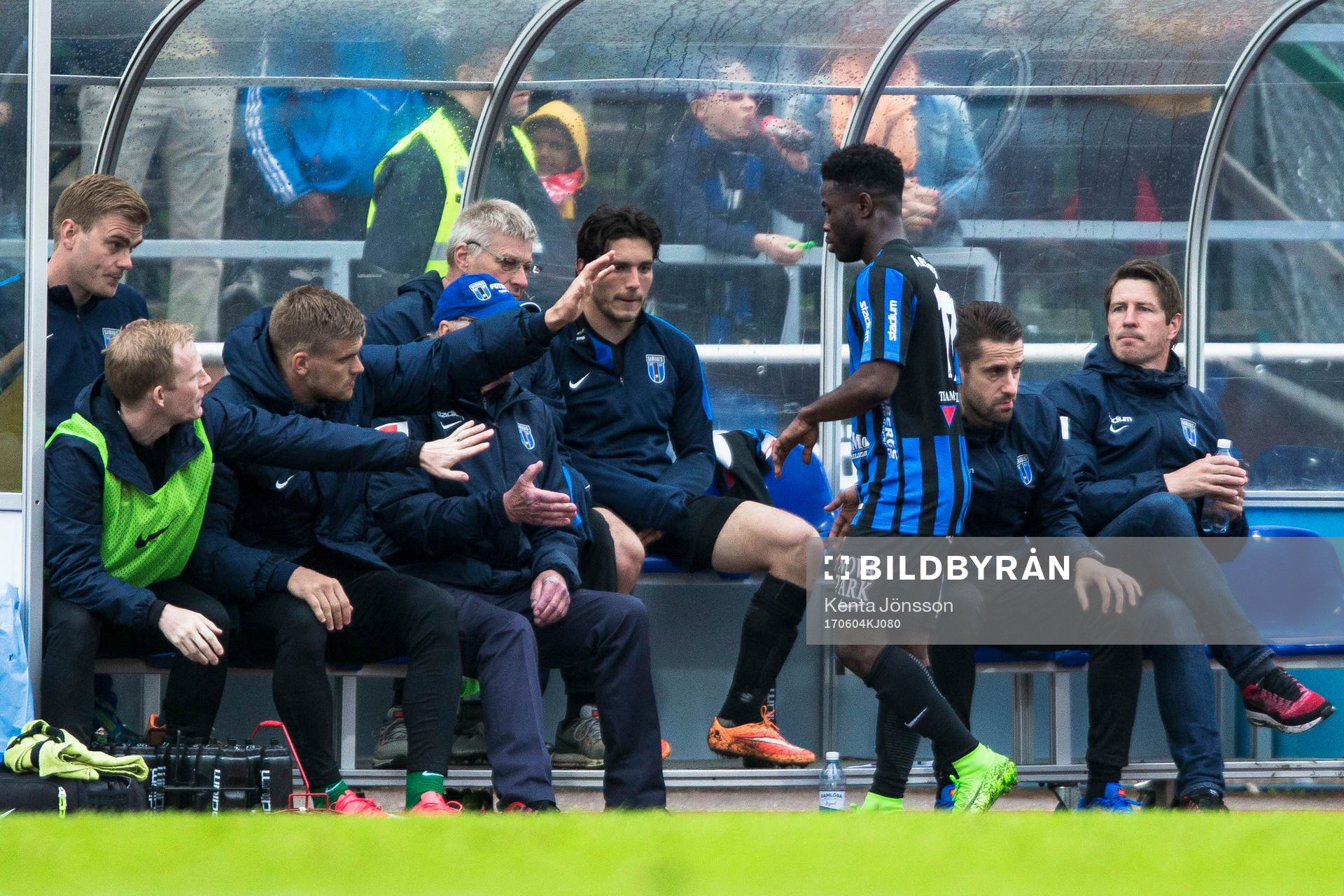 Sirius Kingsley Kofi Sarfo har bytts ut och tackas av