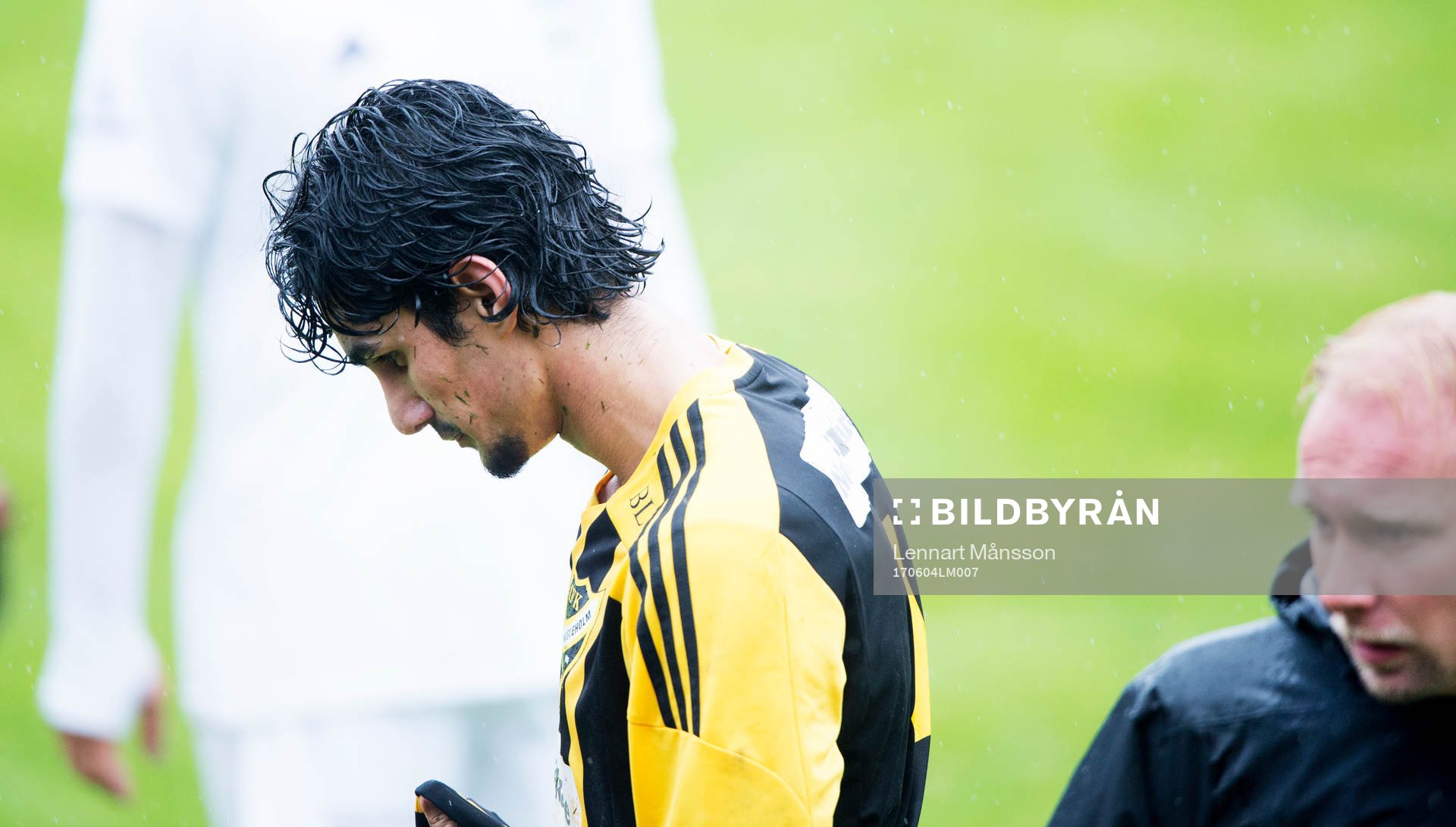 IFK Hässleholms Ameer Naseer i matchen i division 2 mellan