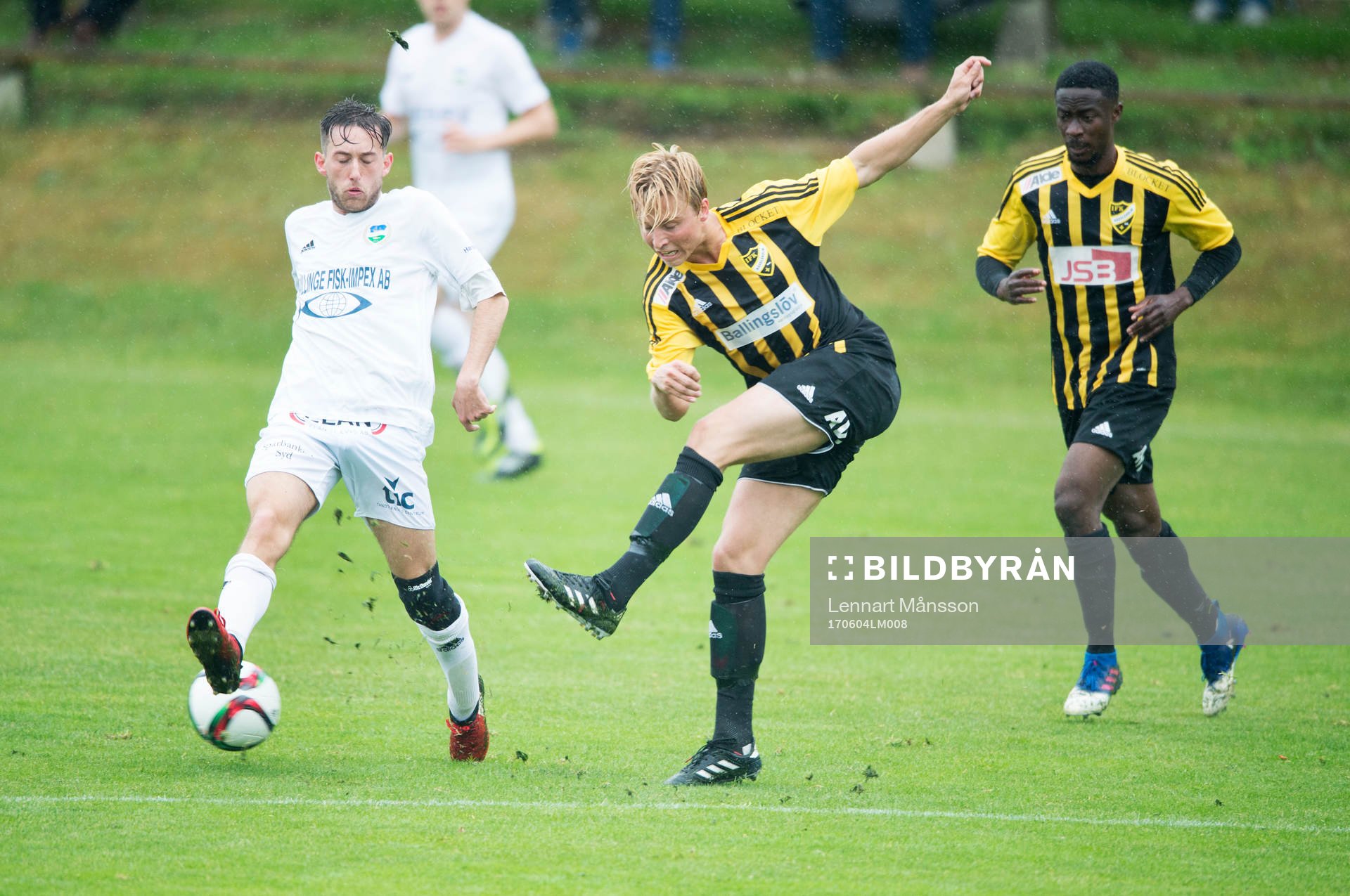 IFK Hässleholms Gustaf Lindroth i matchen i division 2