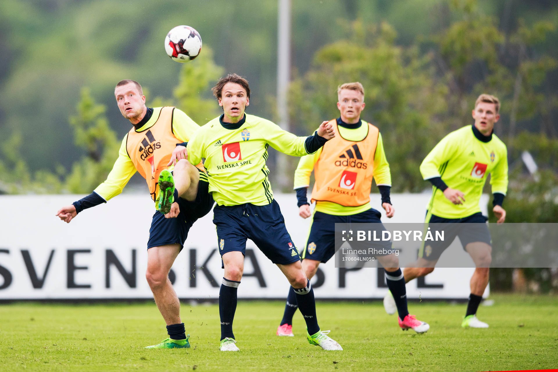 Jakob Johansson, Albin Ekdal, Sam Larsson och Emil Krafth