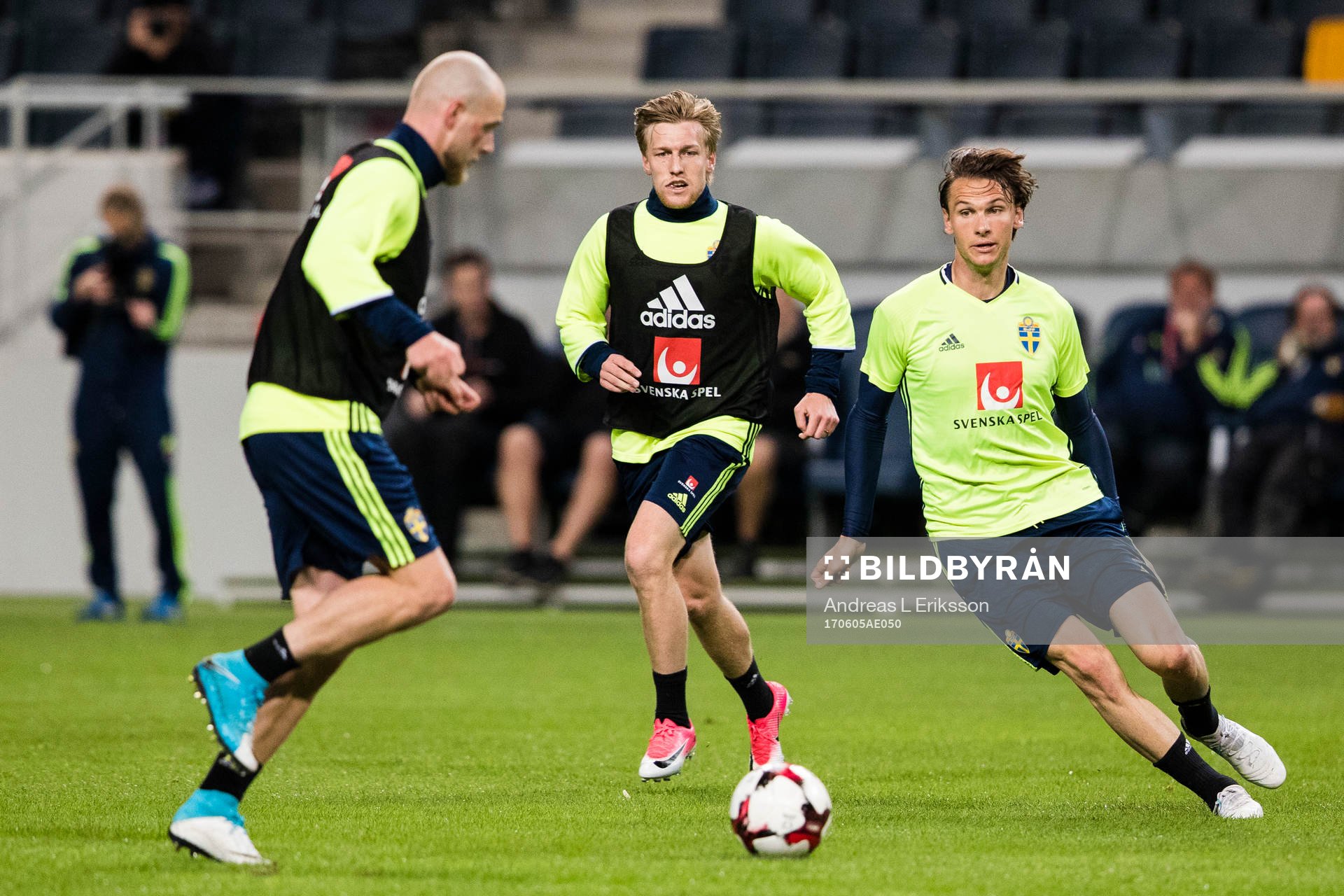 Sveriges John Guidetti, Emil Forsberg och Albin Ekdal