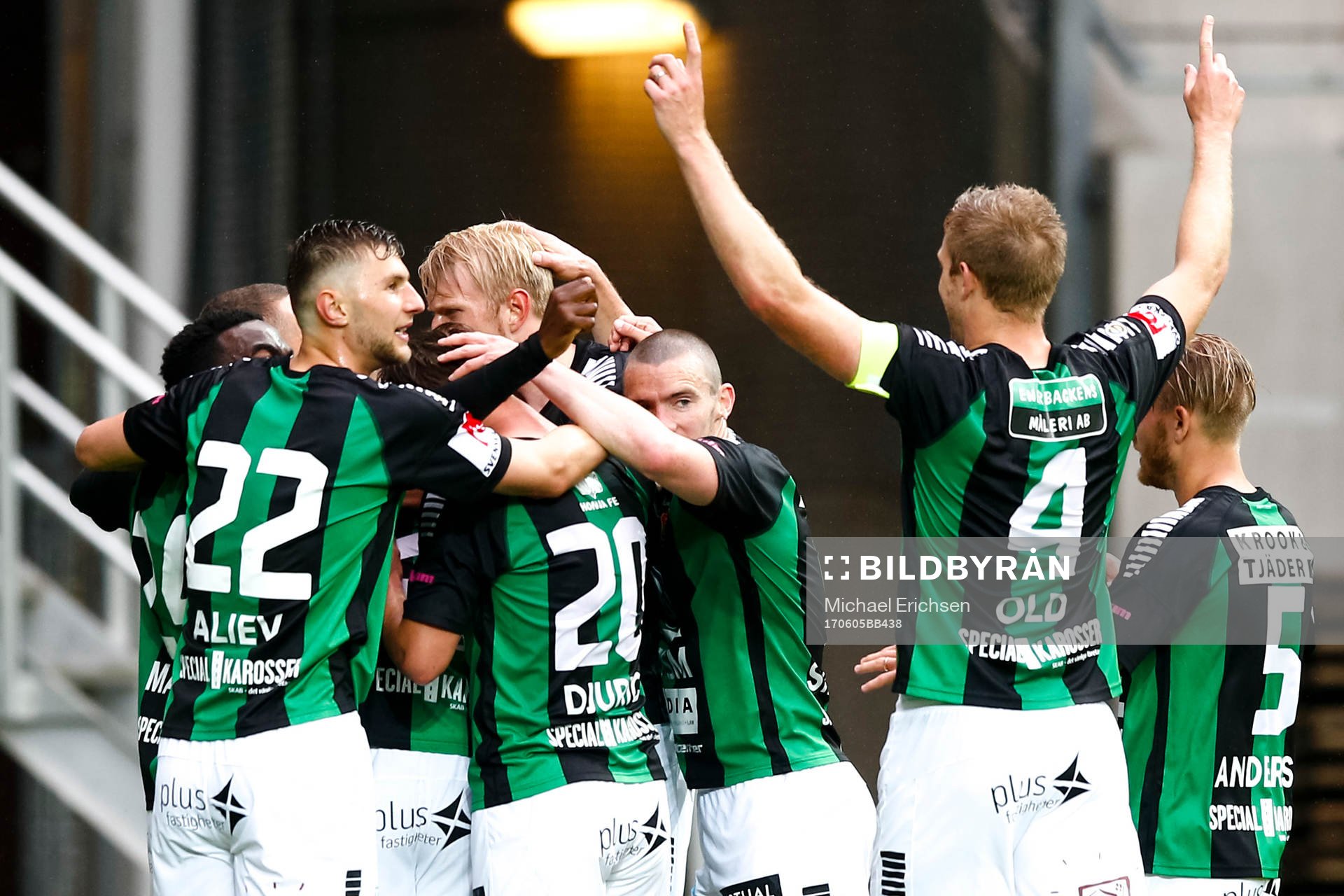 GAIS spelare jublar