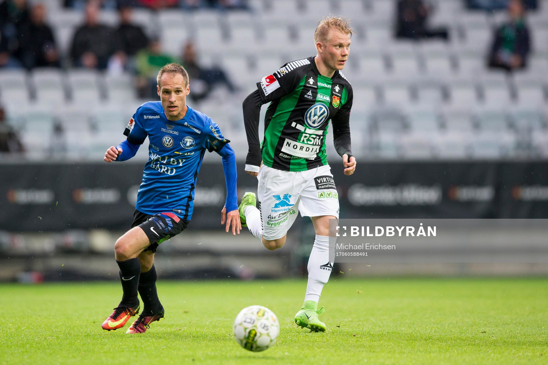 Trelleborgs Zoran Jovanovic och GAIS Johan Svahn