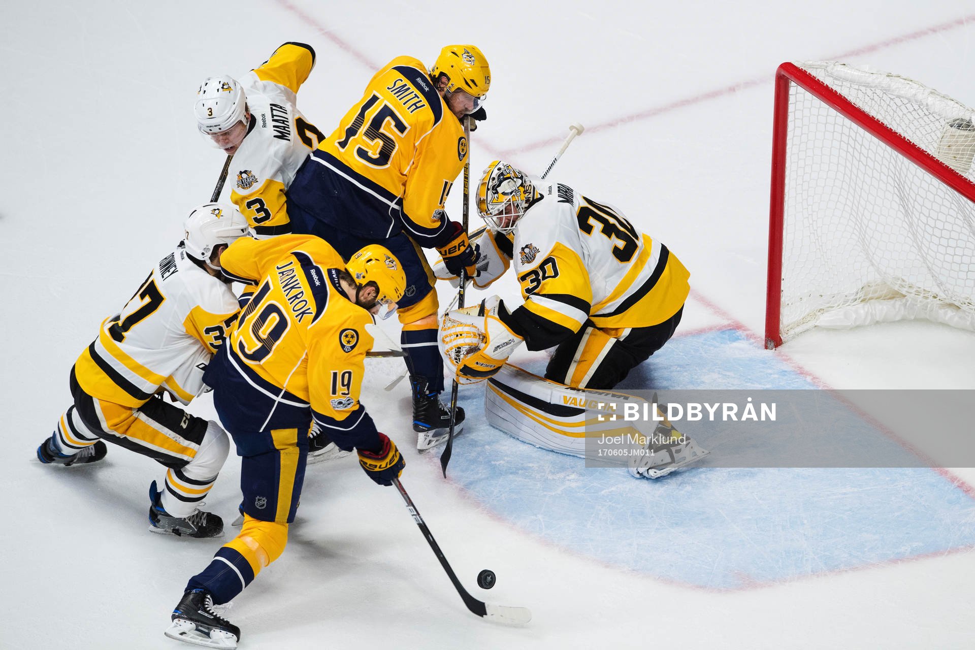 Nashvilles Calle Järnkrok gör 1-0 bakom Pittsburghs