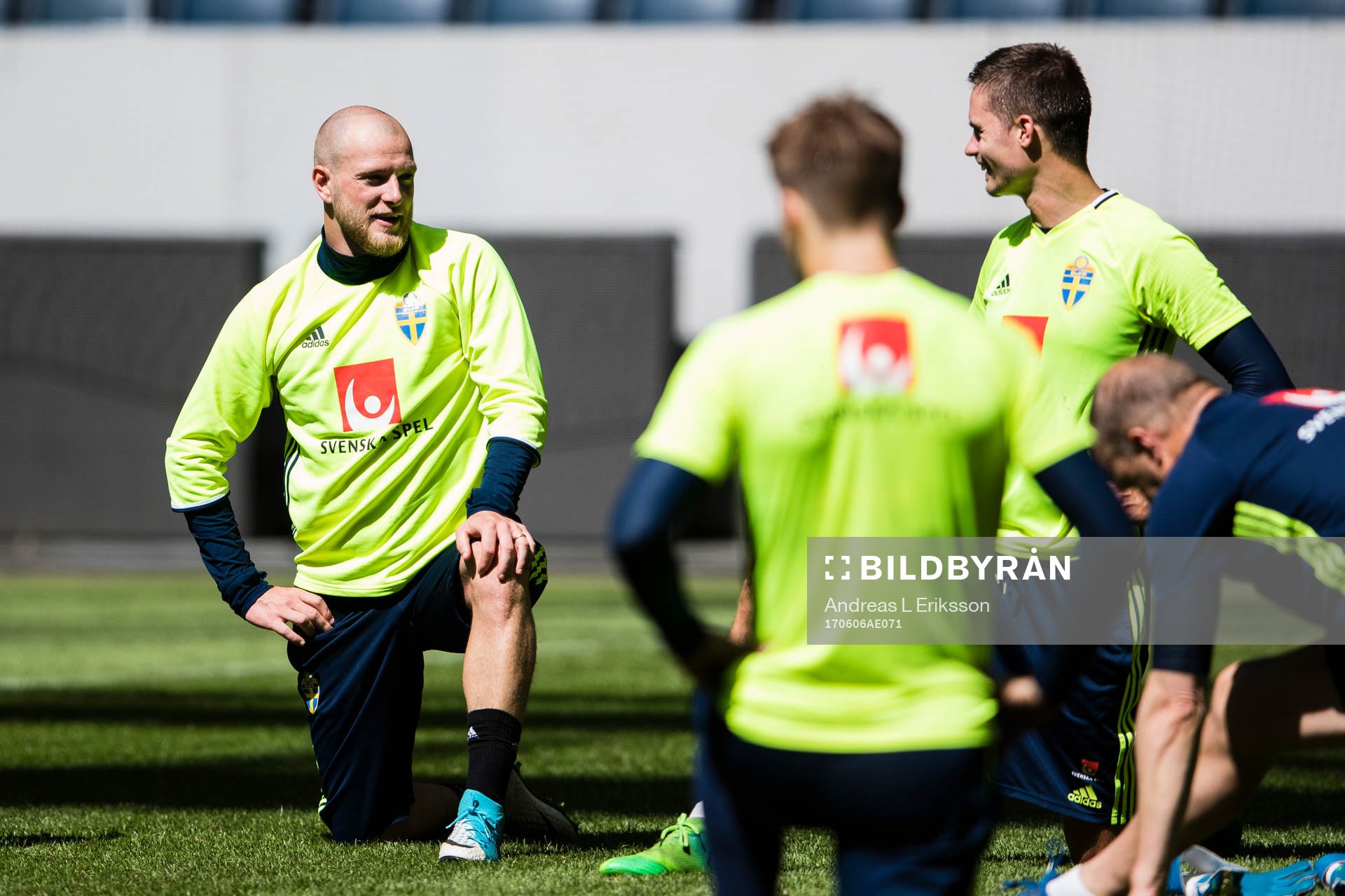 Sveriges John Guidetti och Mikael Lustig