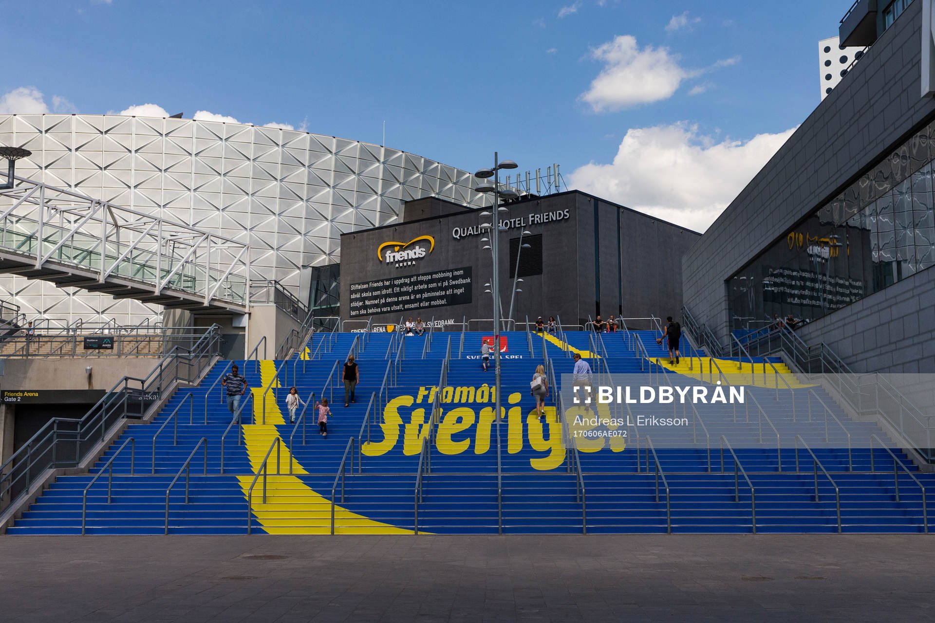 Trappan upp till Friends Arena