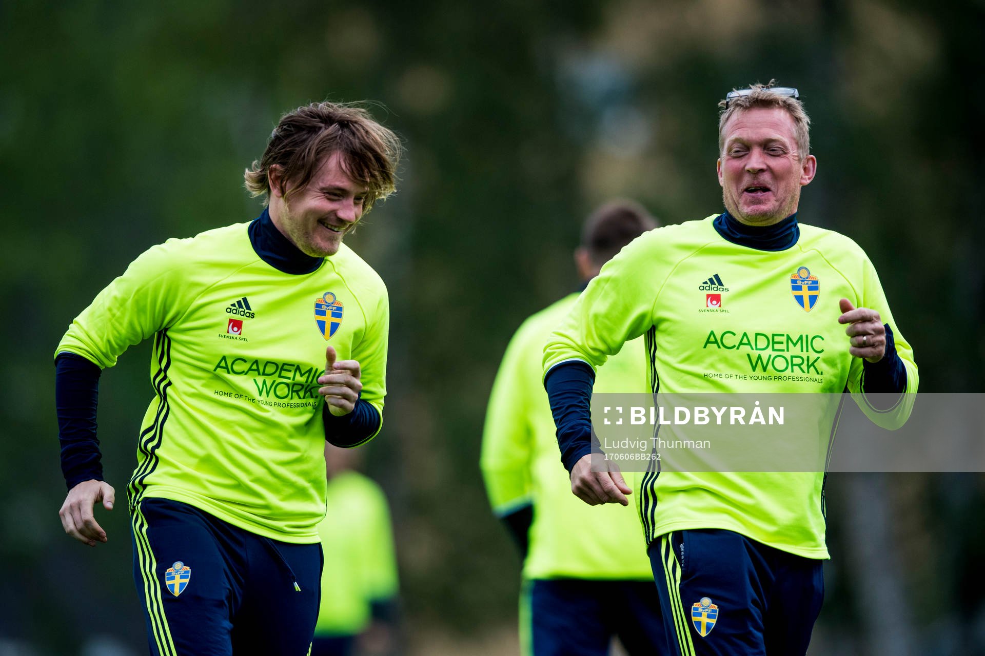 Måkvaktstränare Leif Troedsson (th)