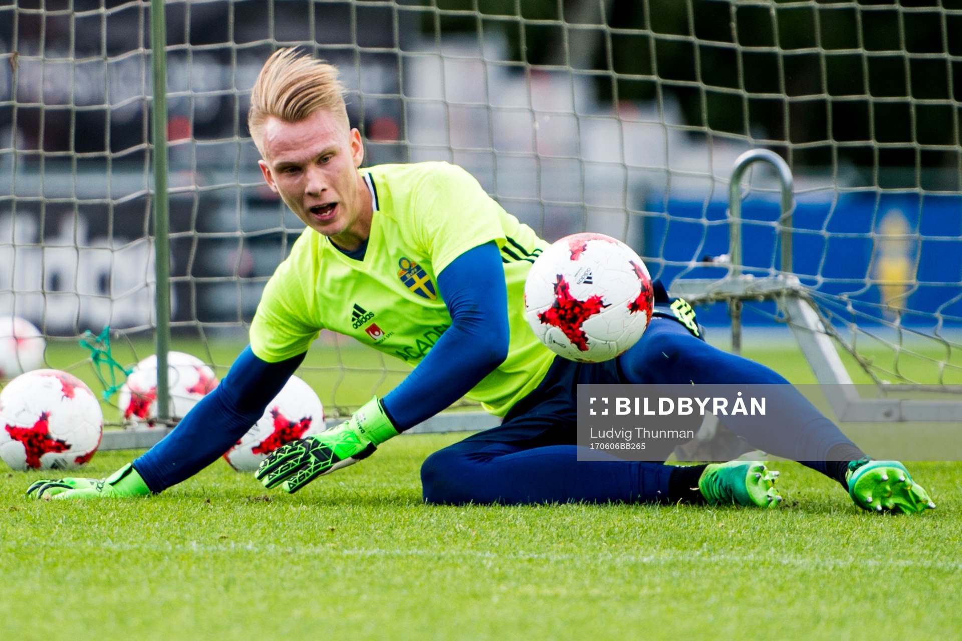 Målvakt Pontus Dahlberg