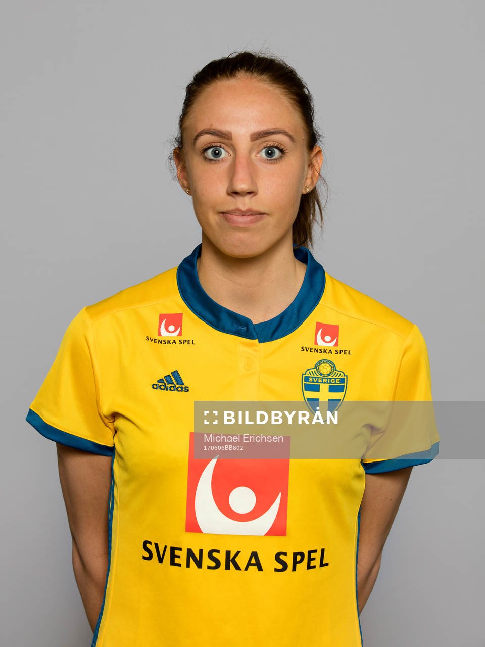Petra Andersson, spelare i Sveriges damlandslag i fotboll