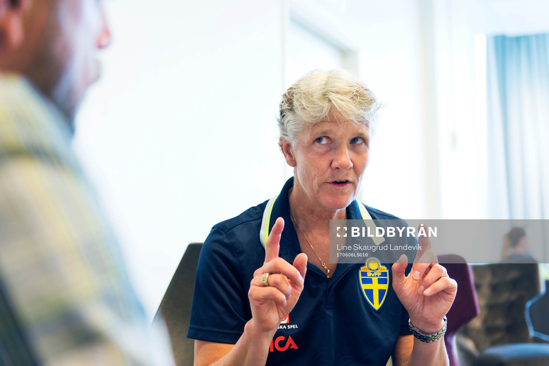 Förbundskapten Pia Sundhage