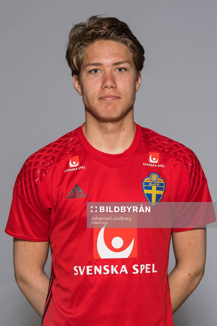 Kalle Joelsson i P19 landslaget poserar för ett porträtt den 7 juni 2017 i Stockholm.