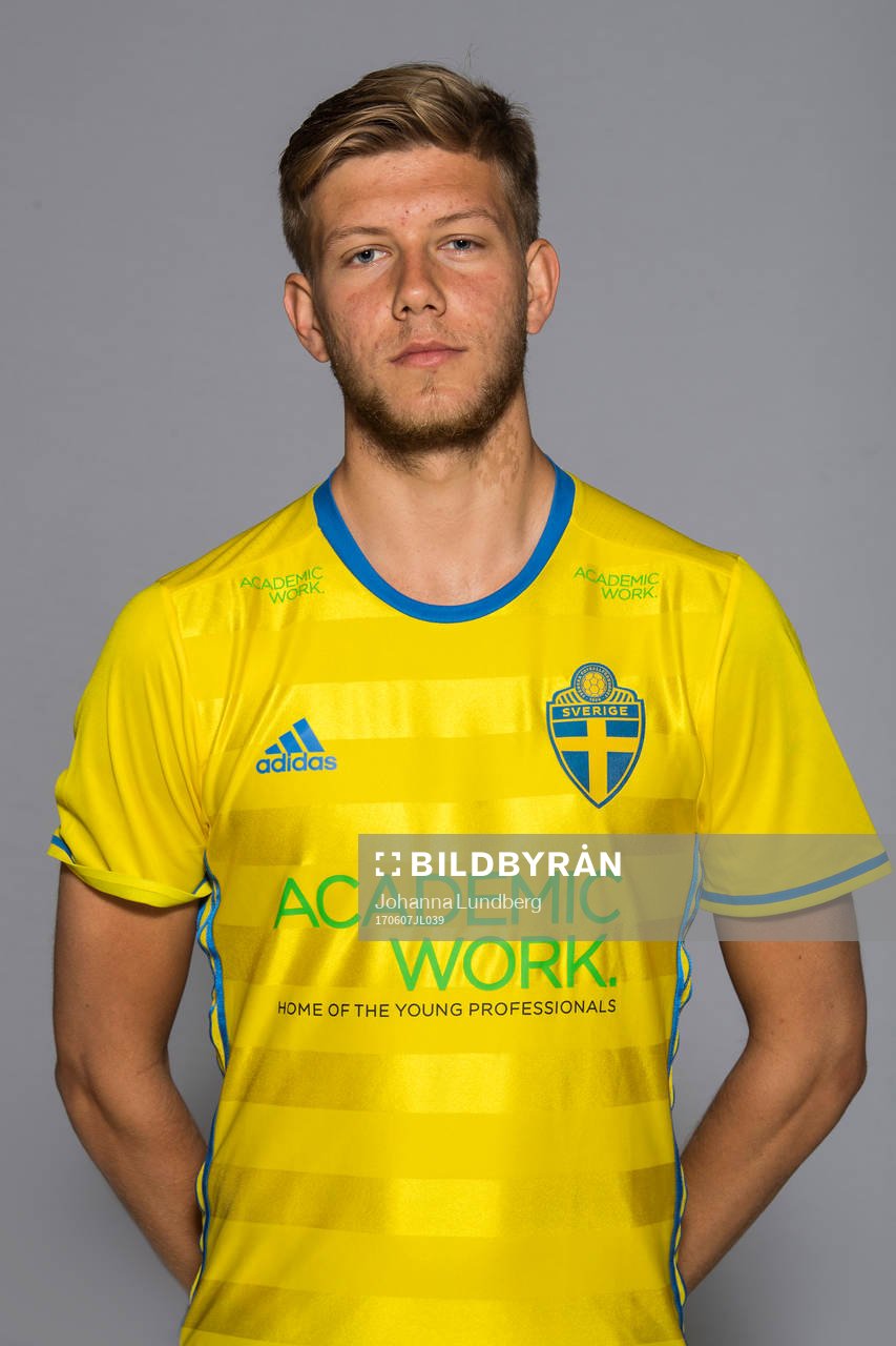 Anton Saletros i u21 landslaget