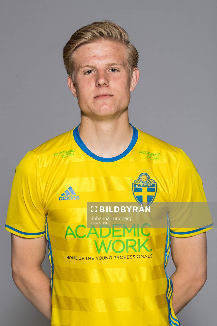 Eric Björkander i u21 landslaget