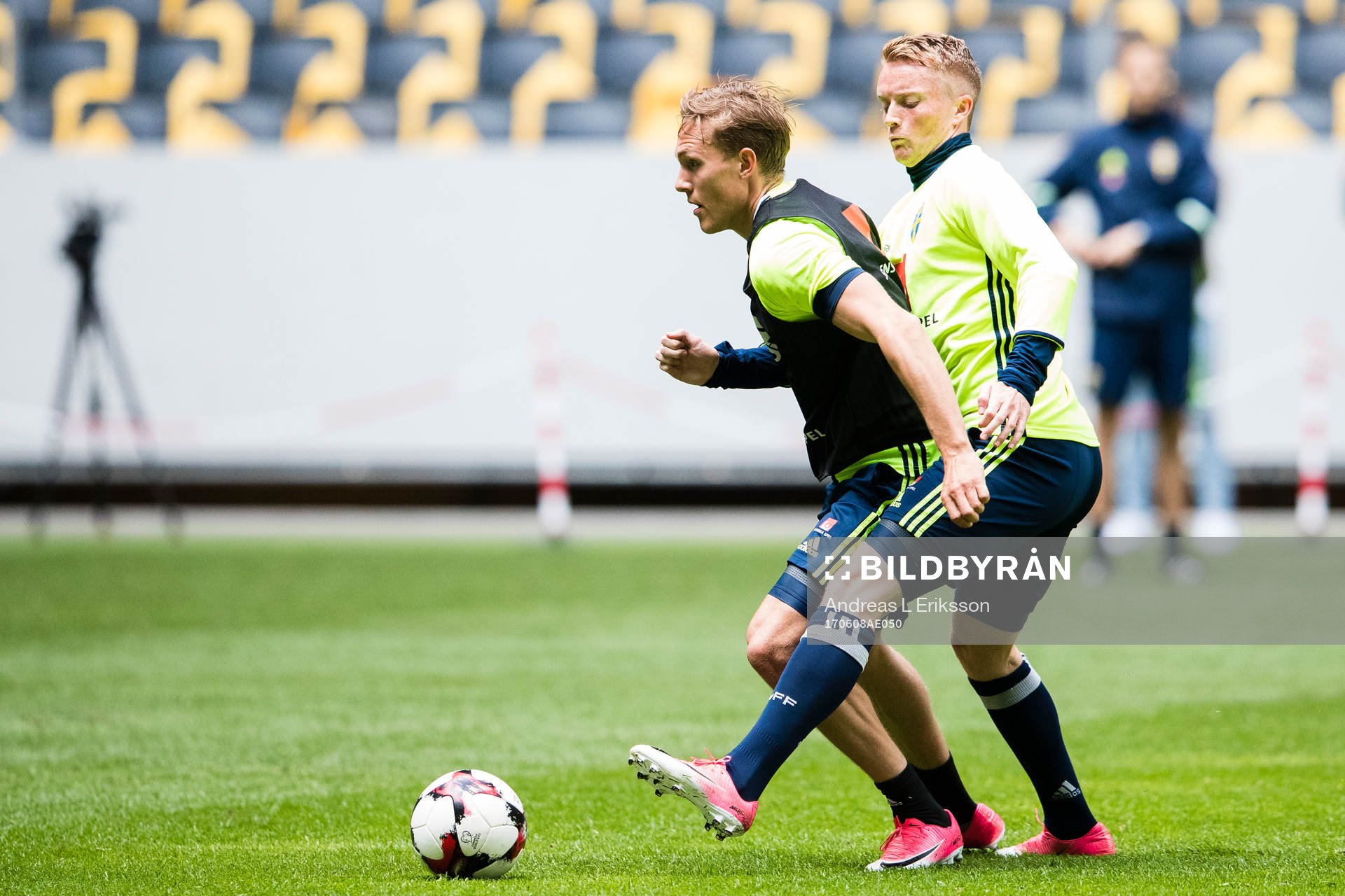 Sveriges Ludwig Augustinsson och Sam Larsson