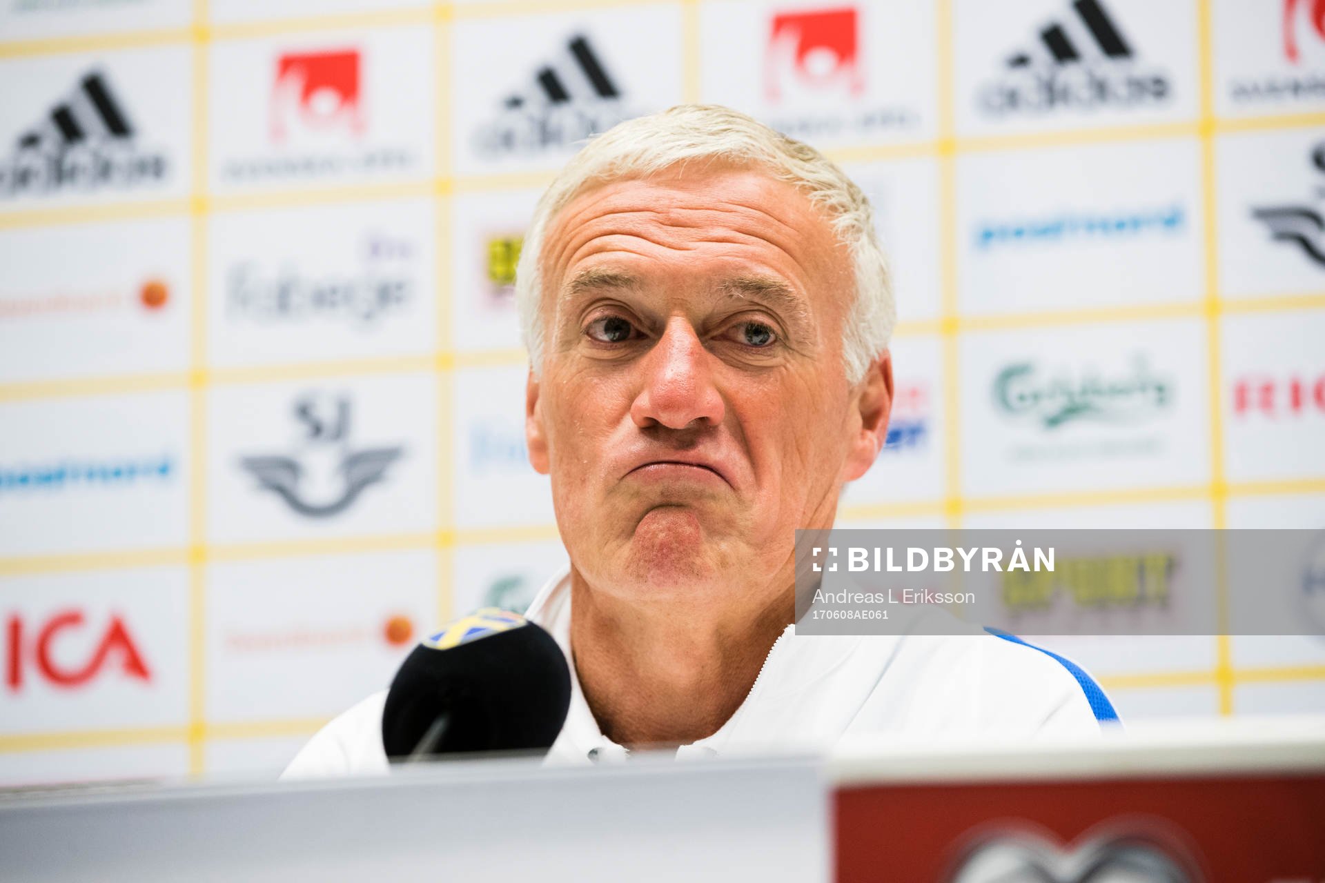 Frankrikes förbundskapten Didier Deschamps
