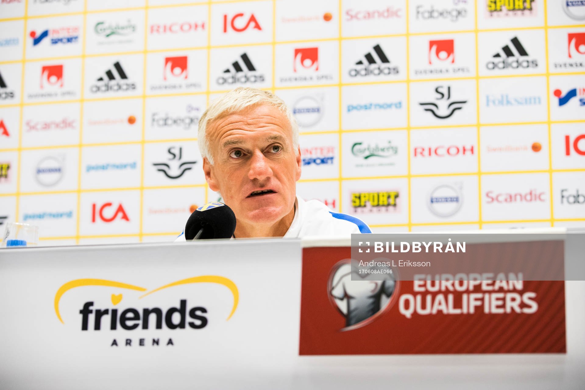 Frankrikes förbundskapten Didier Deschamps