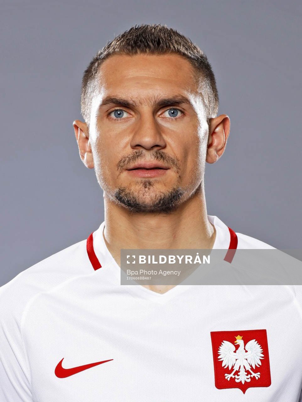 Fotboll, VM 2018, Porträtt, Polen: Artur Jedrzejczyk, Polen, poserar för ett porträtt den 8 juni 2017 i  Poland 
