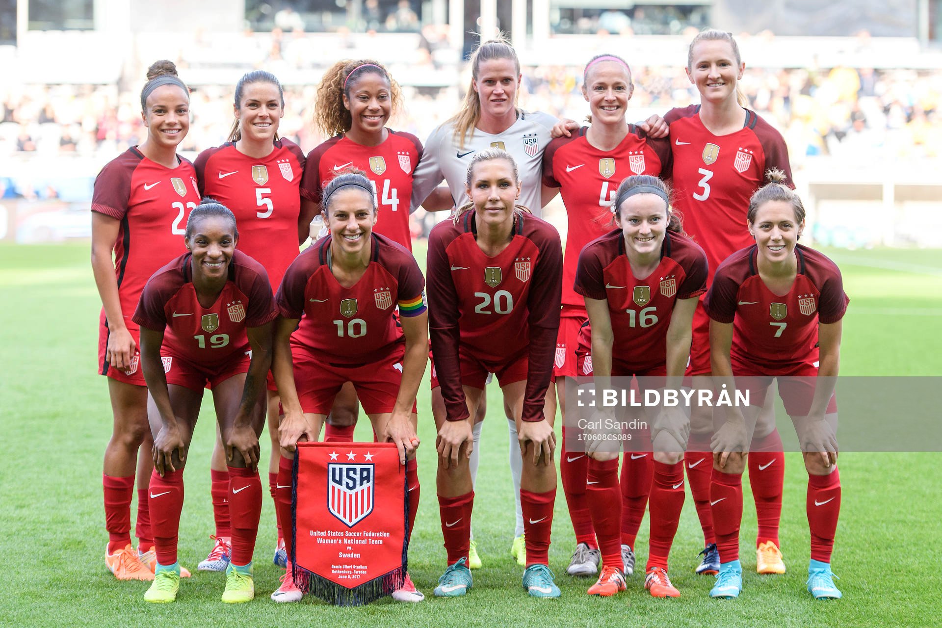 s startelva, Mallory Pugh, Kelly O’Hara, Casey Short,