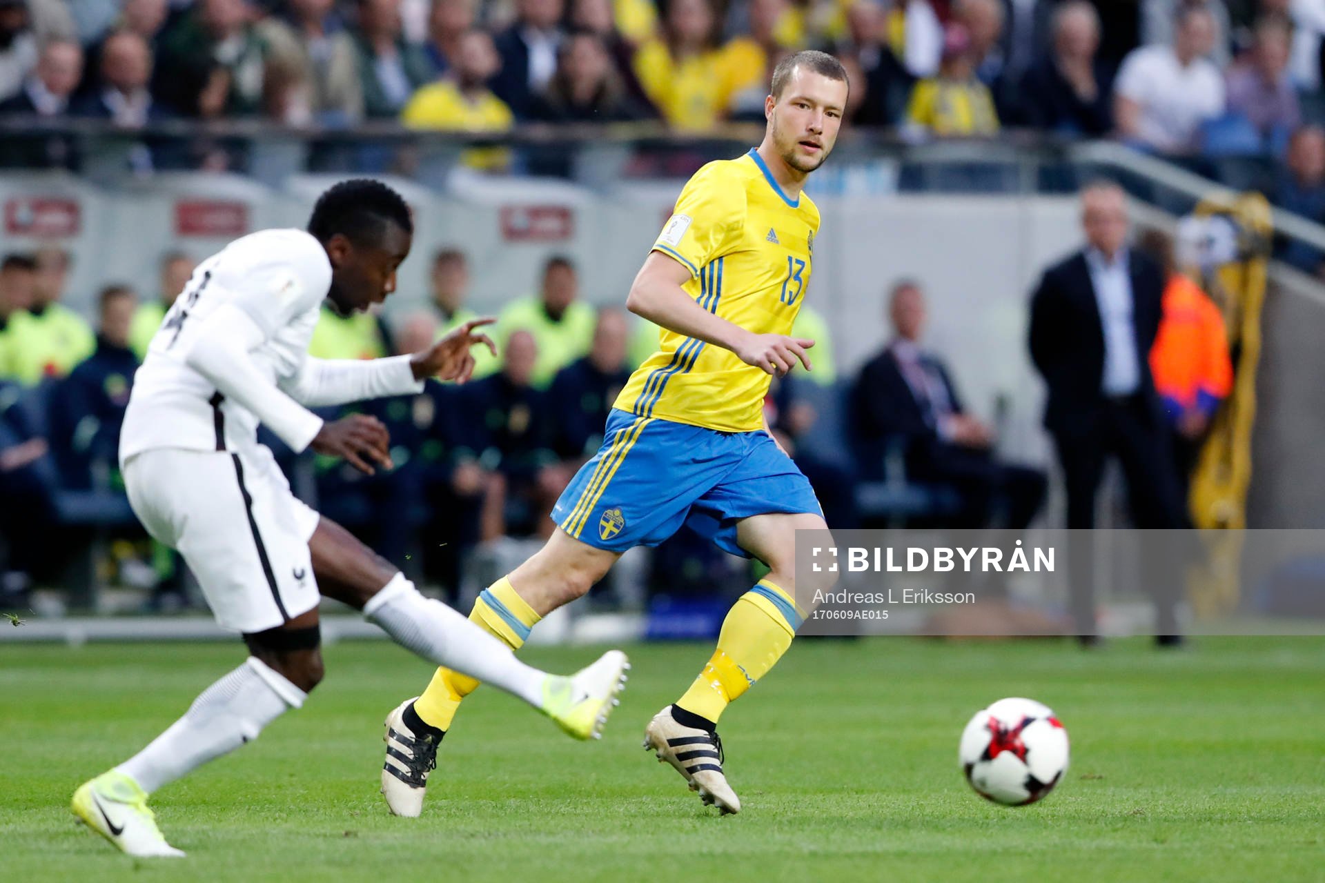 FrankrikesBlaise Matuidi och Sveriges Jakob Johansson