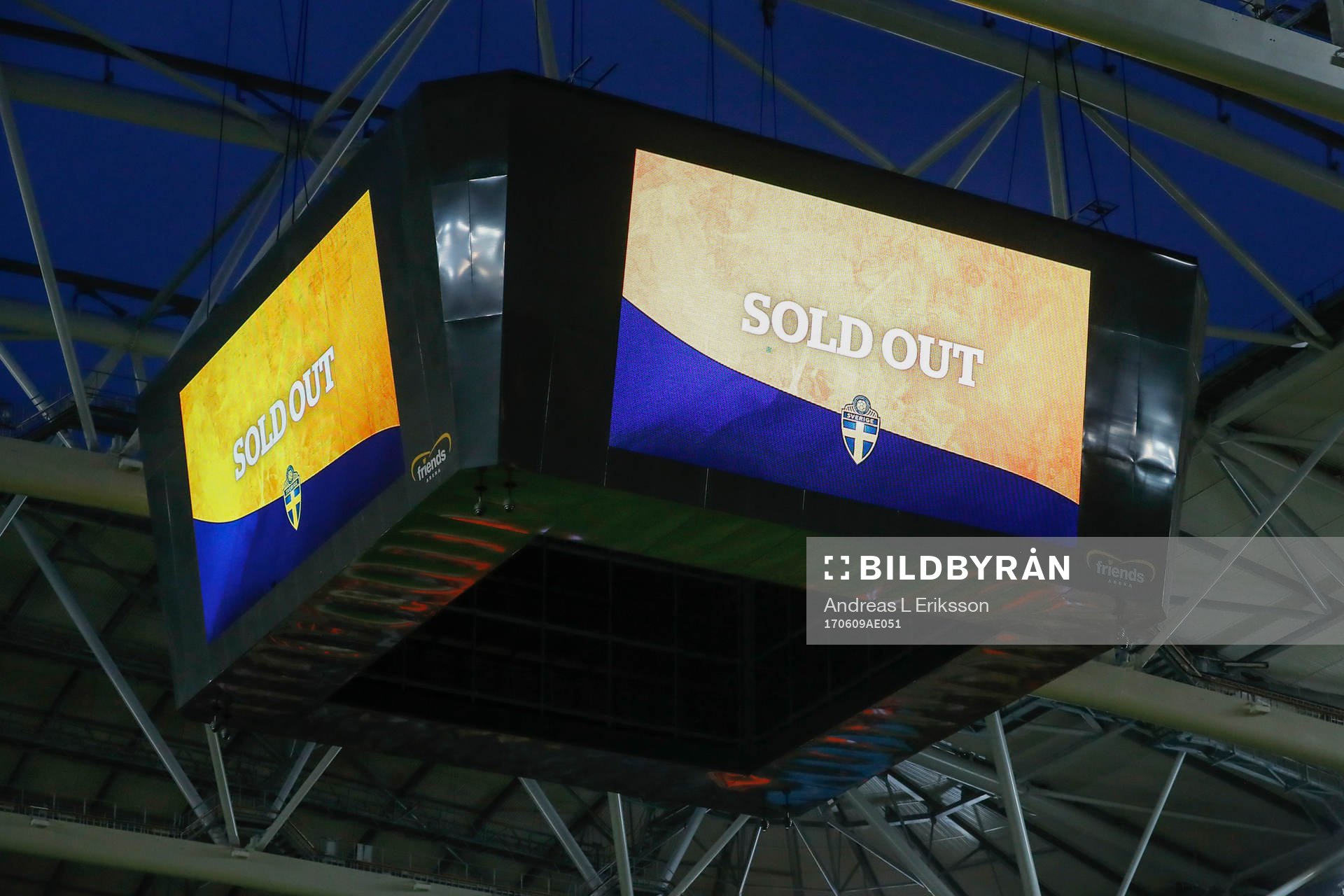 Friends Arena är utsåld