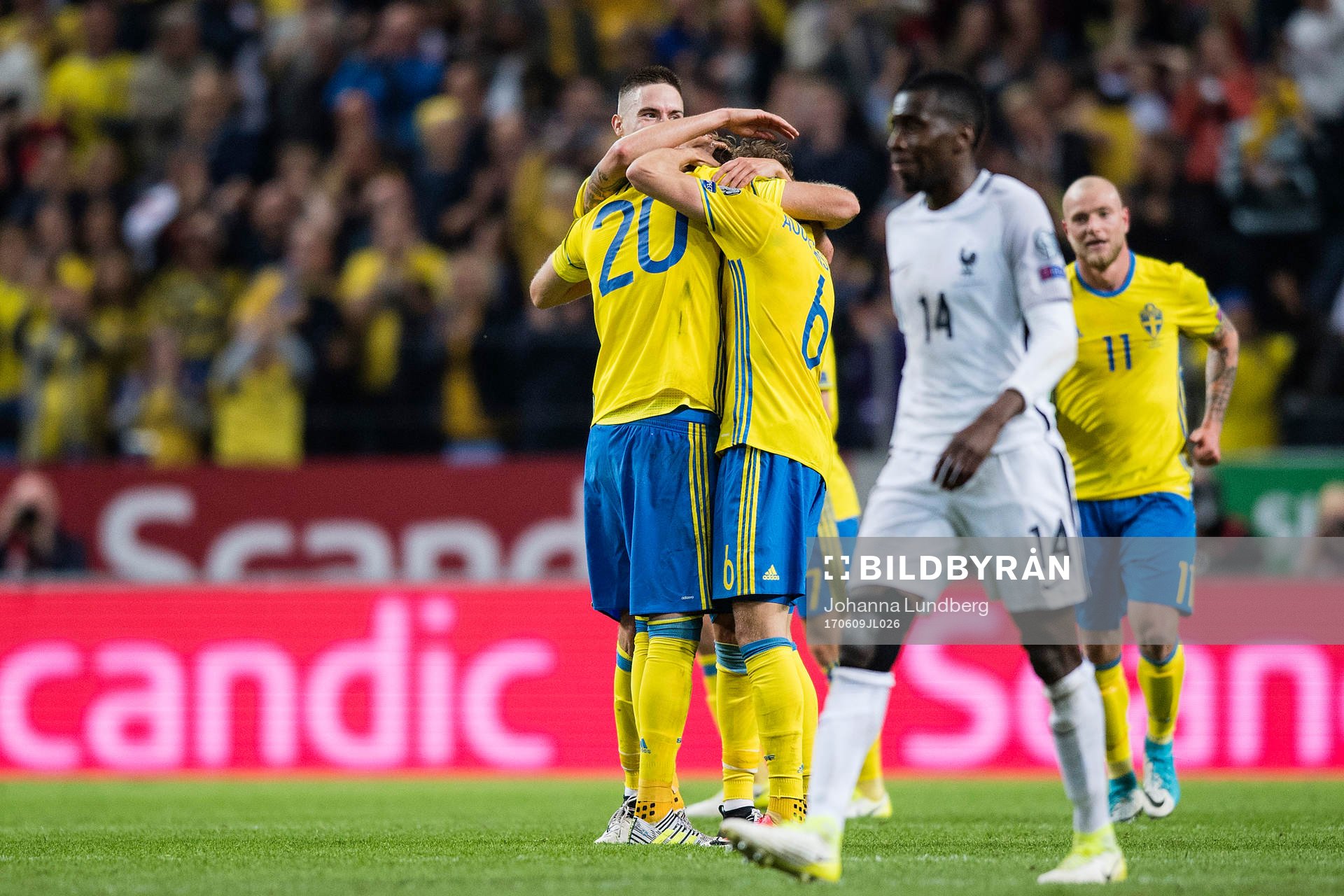 Sveriges Ola Toivonen, Mikael Lustig och Ludwig