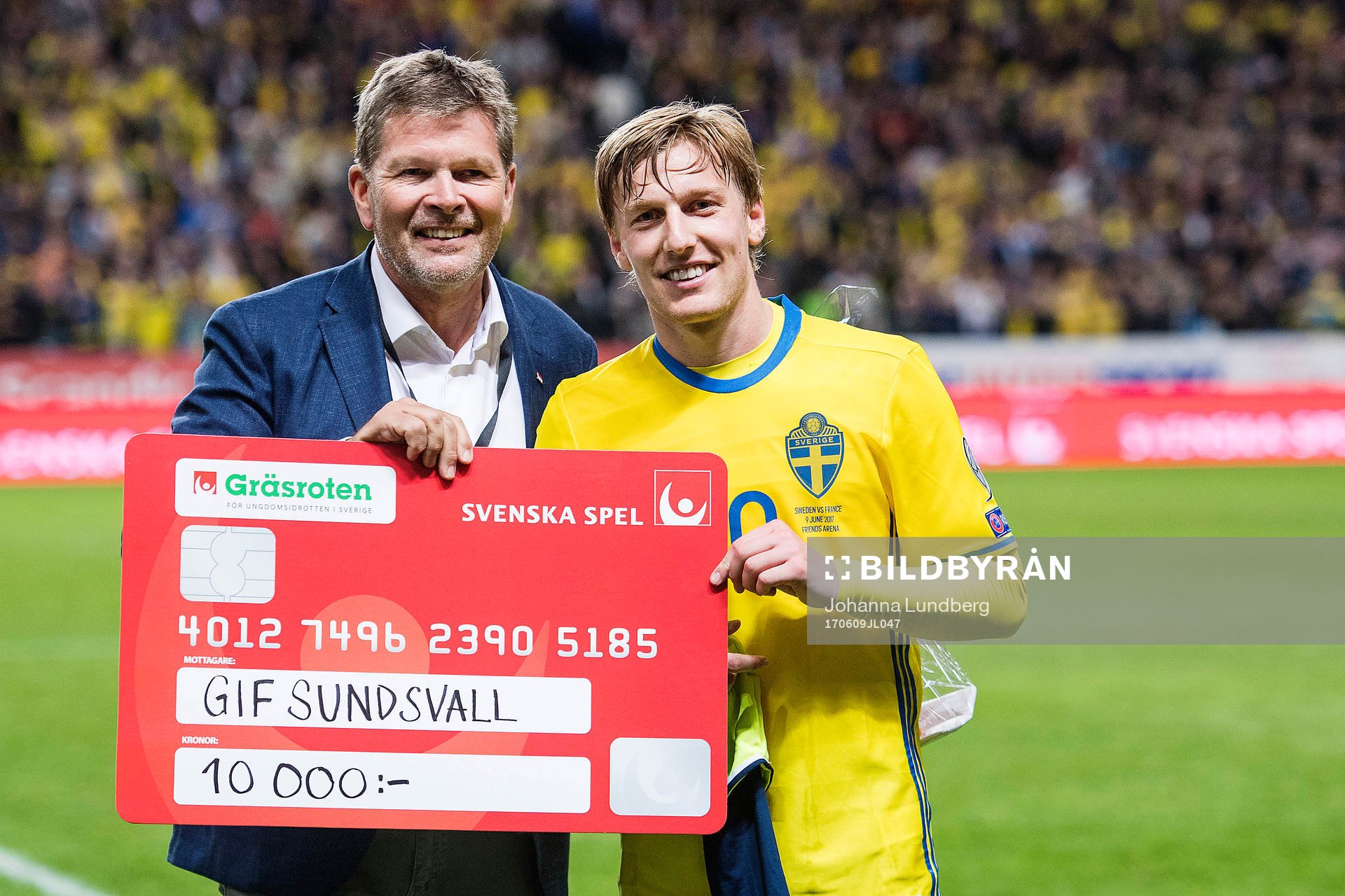 Sveriges Emil Forsberg tilldelas matchens lirare  av