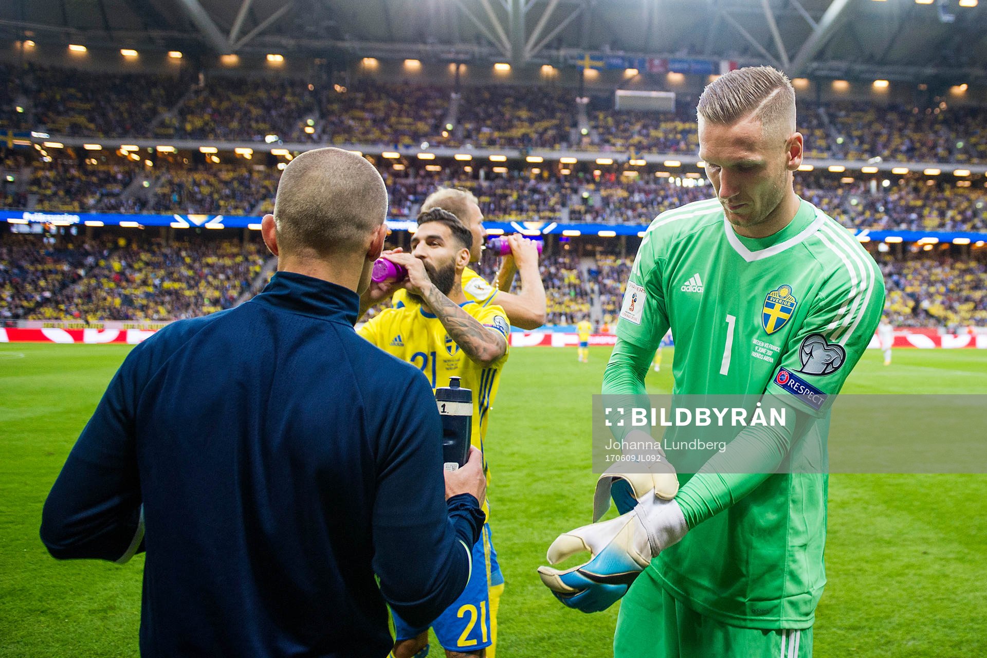 Sveriges målvakt Robin Olsen