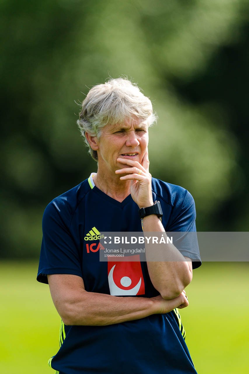 Sveriges förbundskapten Pia Sundhage