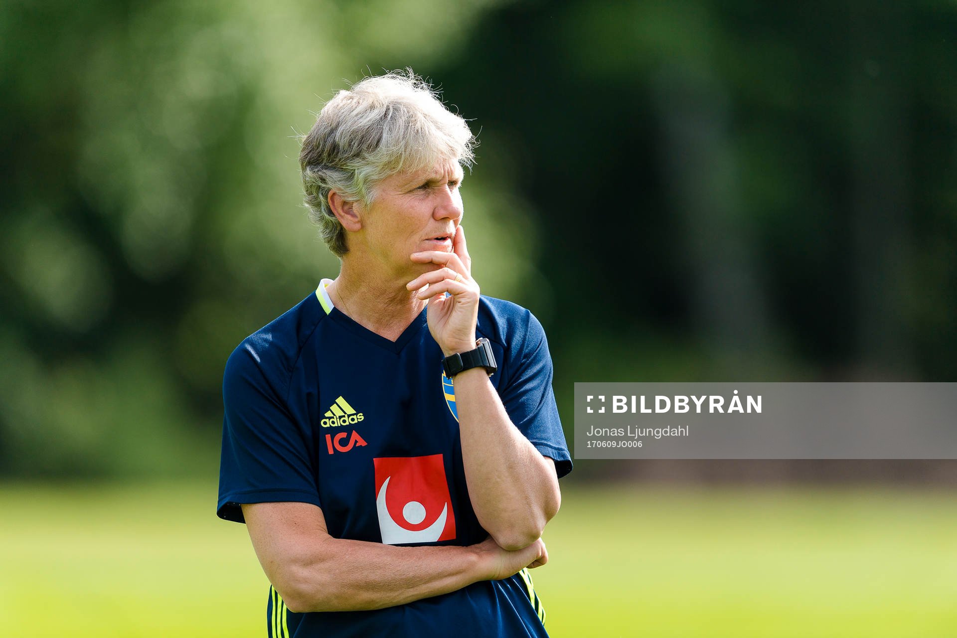 Sveriges förbundskapten Pia Sundhage