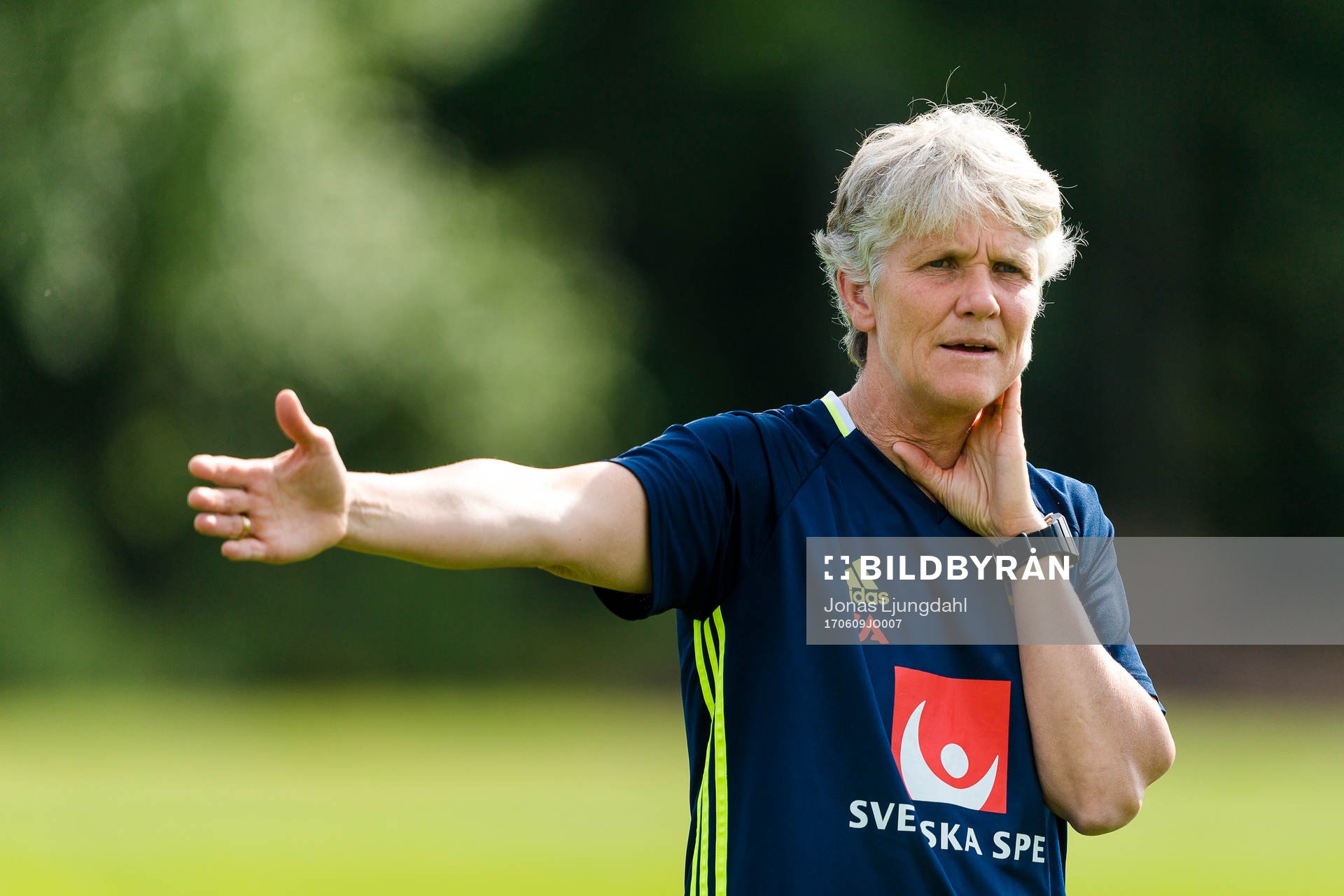 Sveriges förbundskapten Pia Sundhage