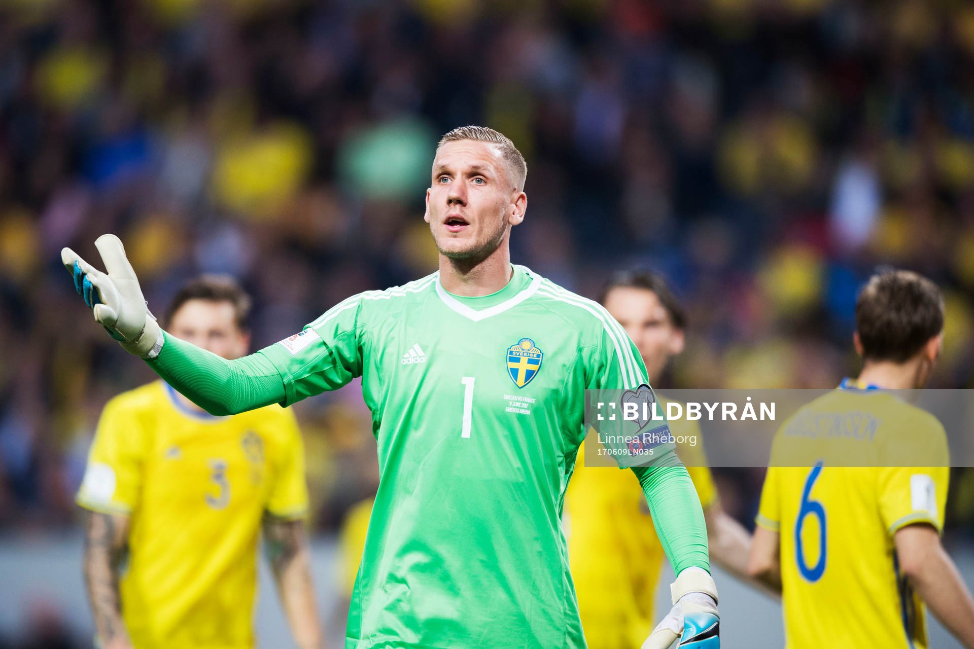 Sveriges målvakt Robin Olsen
